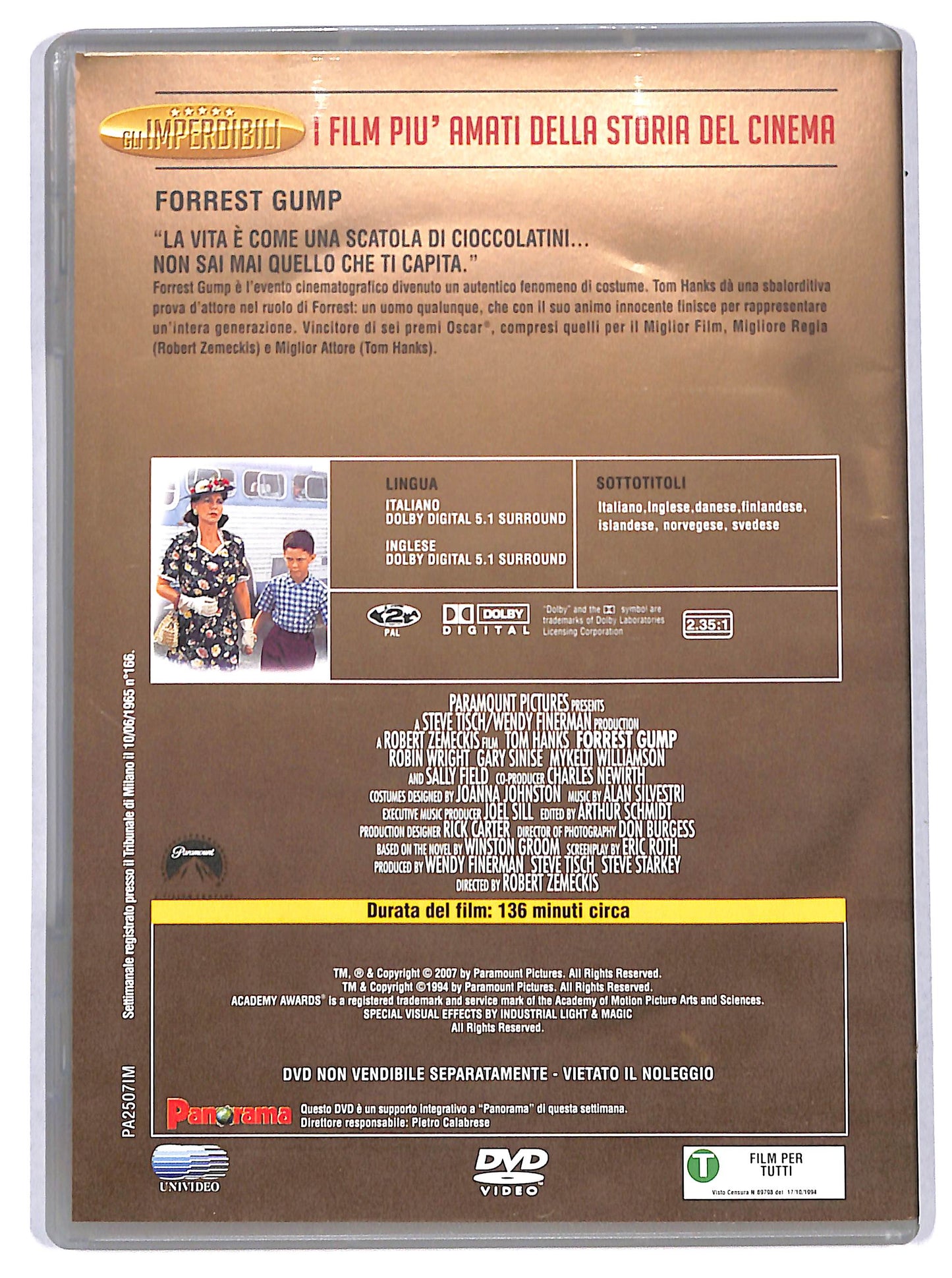 EBOND Forrest Gump - Gli imperdibili EDITORIALE DVD DB690902