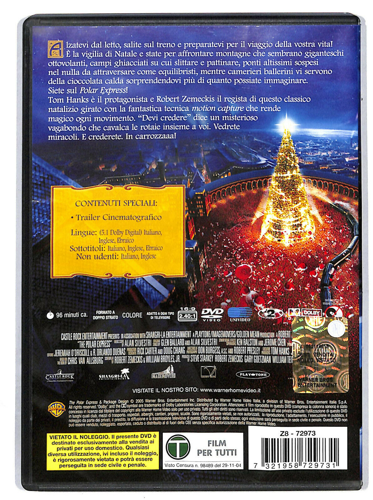 EBOND Polar Express DVD DB690909