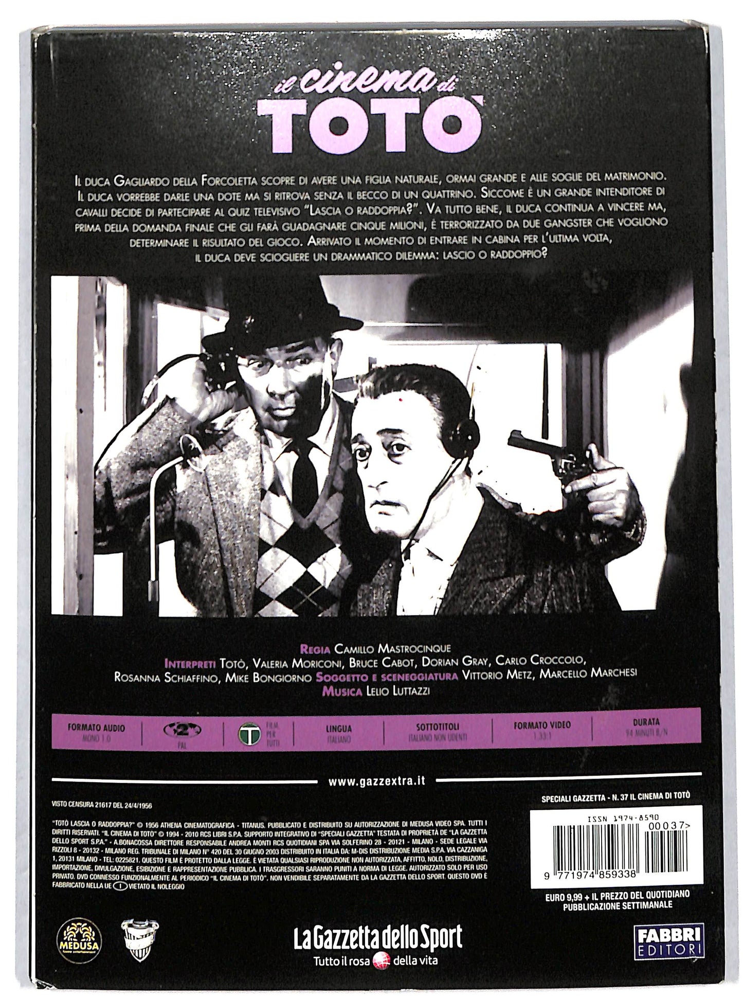 EBOND Toto lascia o raddoppia? vol 37 EDITORIALE DVD DB691418