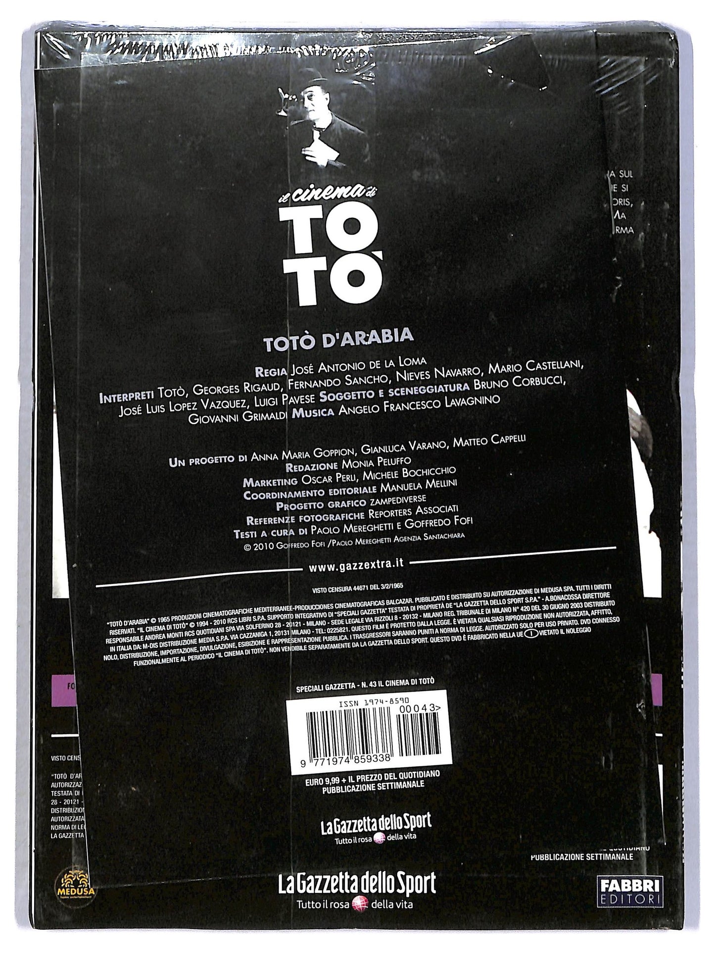 EBOND Toto D'Arabia EDITORIALE DVD DB691420