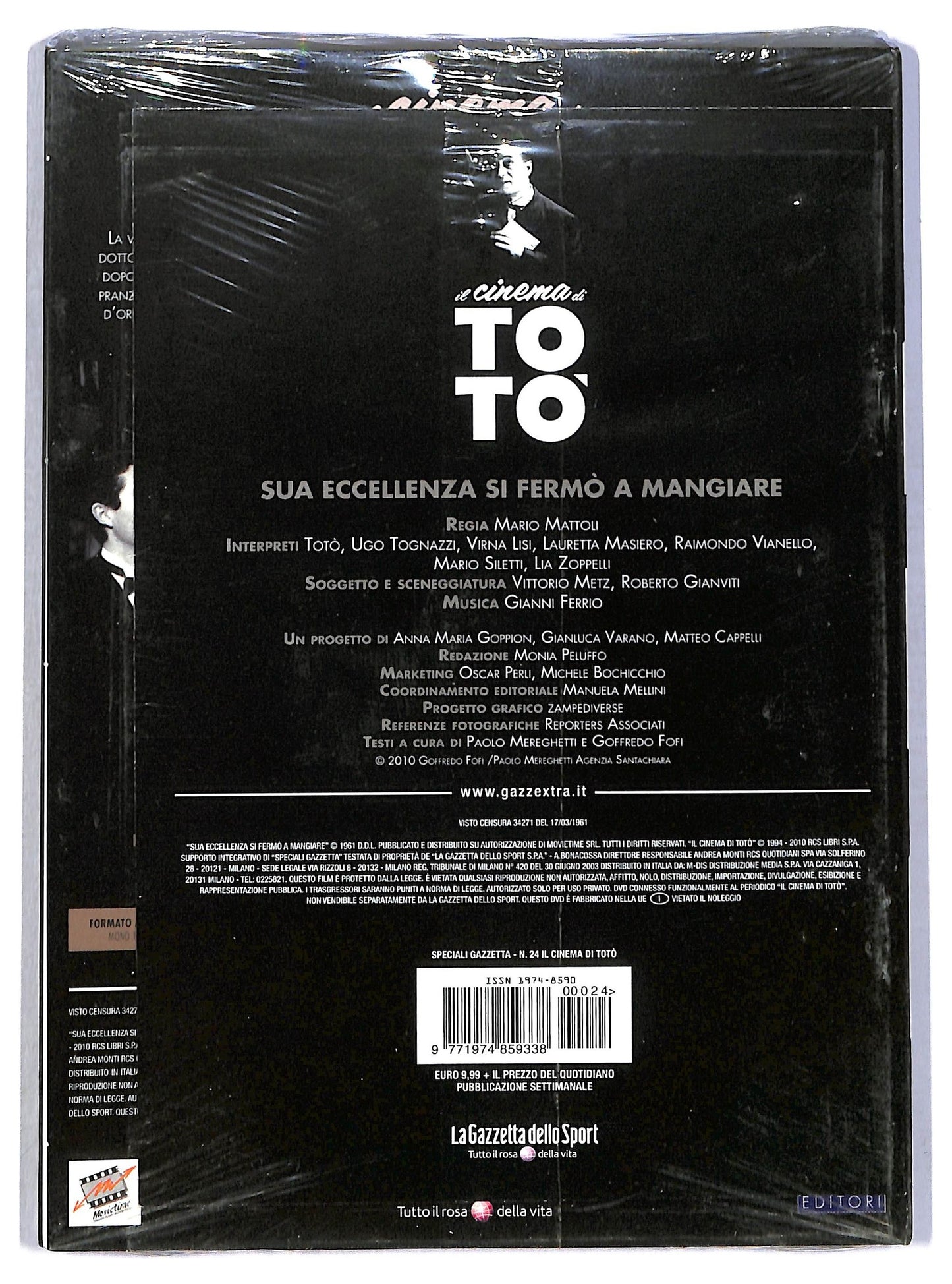 EBOND Sua Eccellenza Si Fermo a Mangiare EDITORIALE DVD DB691423