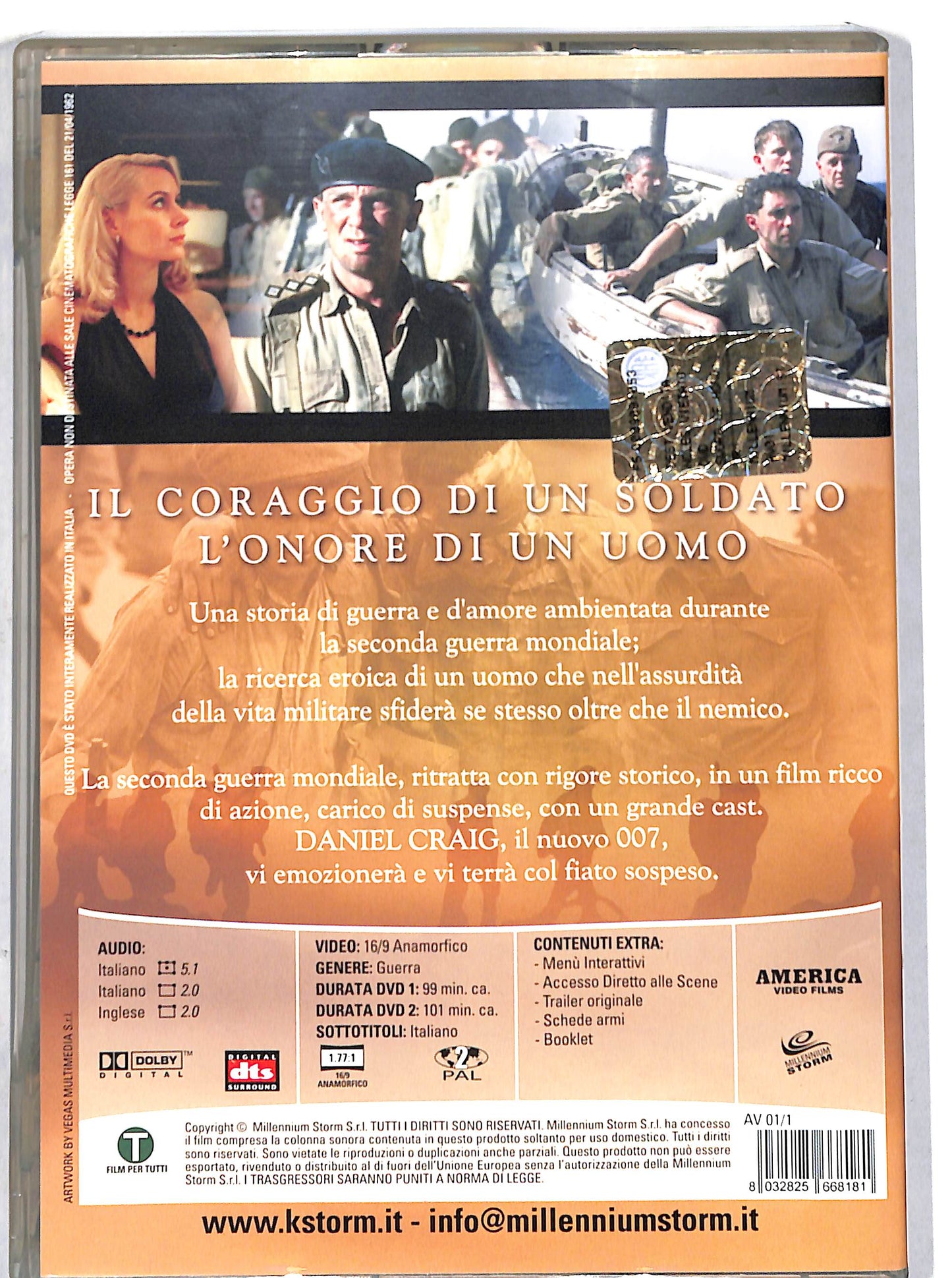 EBOND sword of honour - 2 dvd + libro DVD DB691435