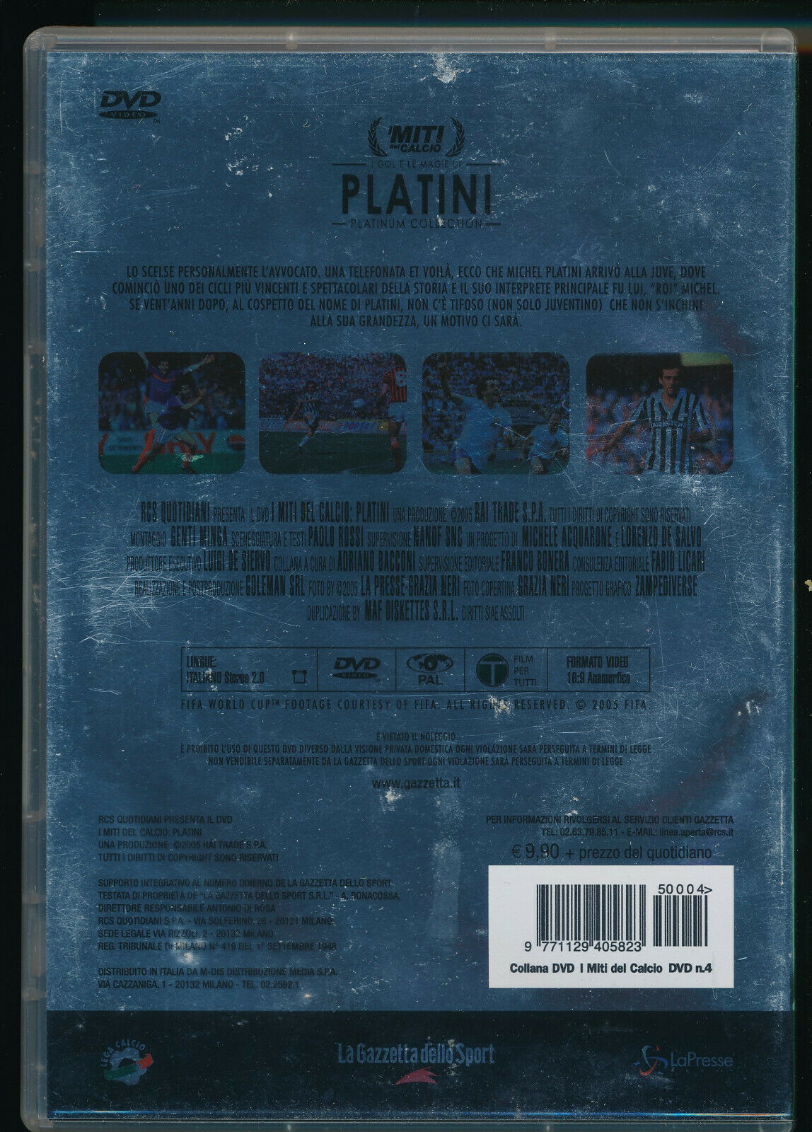 EBOND Platini - I Miti Del Calcio Platinum Collection Editoriale DVD DB691609