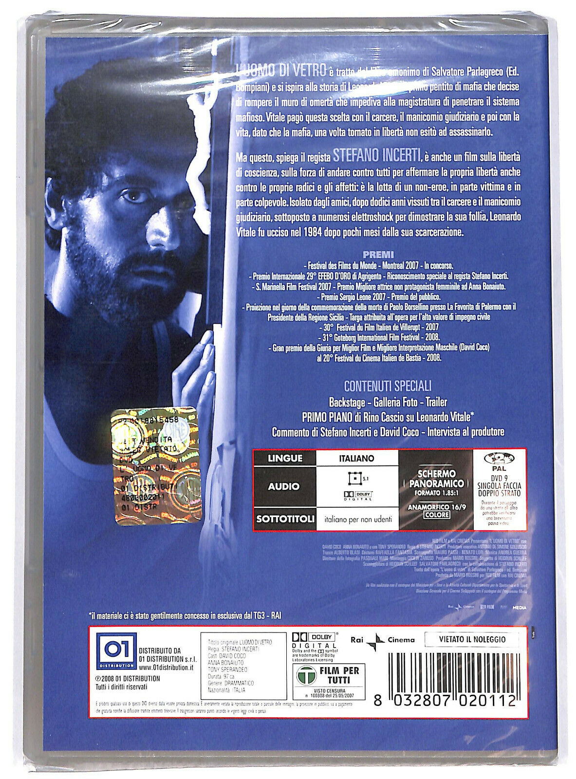 EBOND L' Uomo Di Vetro DVD DB691707