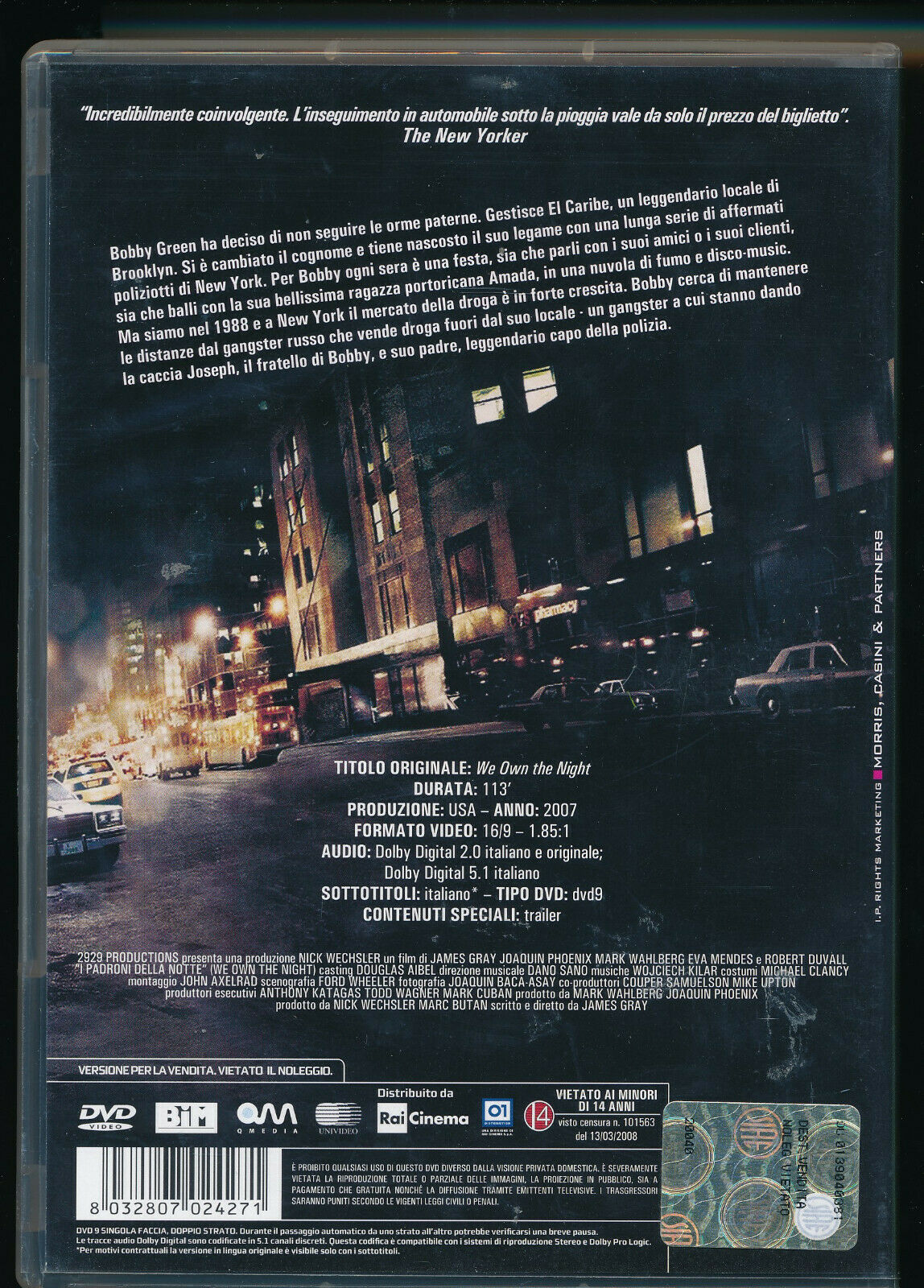 EBOND I Padroni Della Notte DVD DB691716
