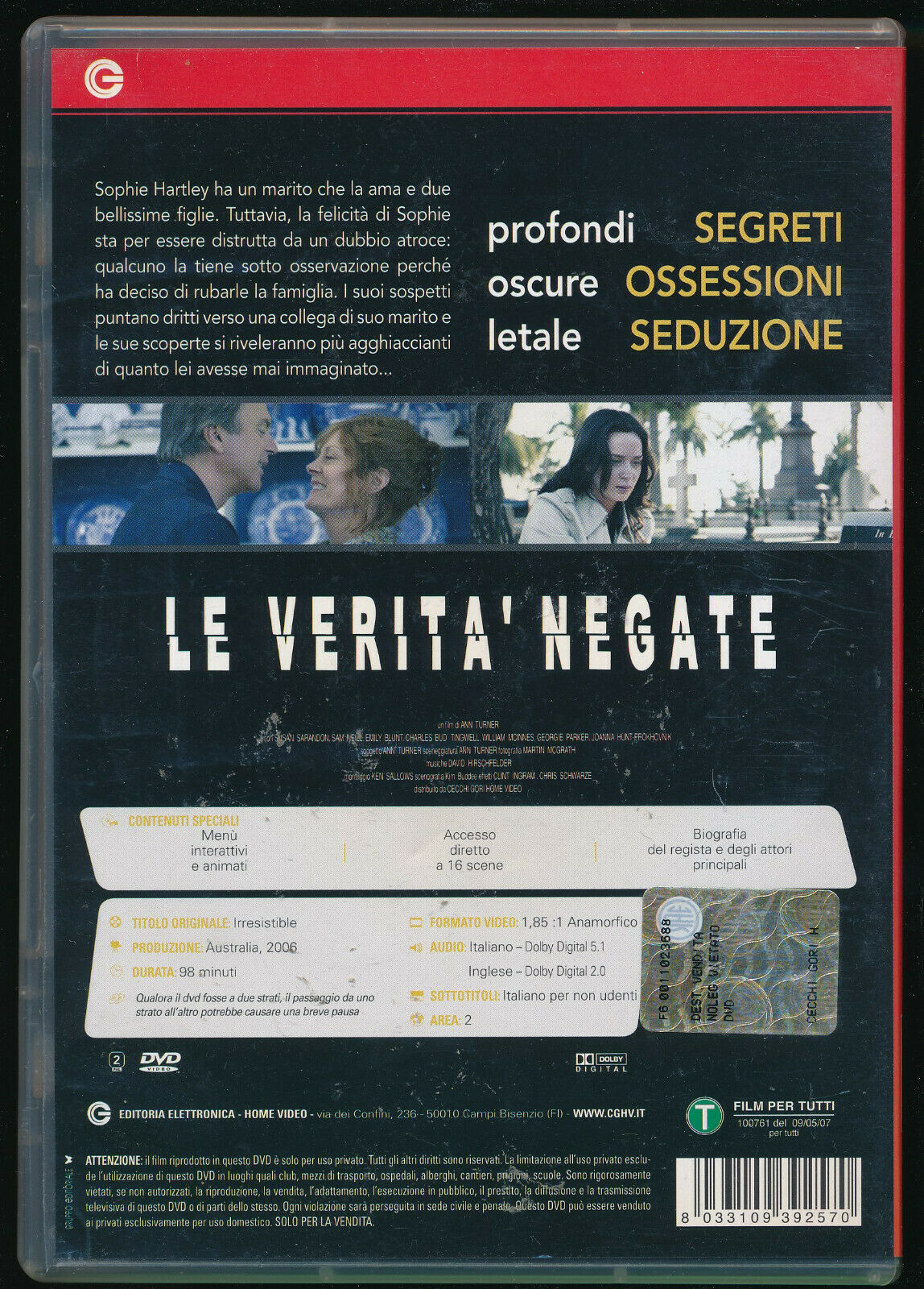 EBOND Le Verita Negate DVD DB691748