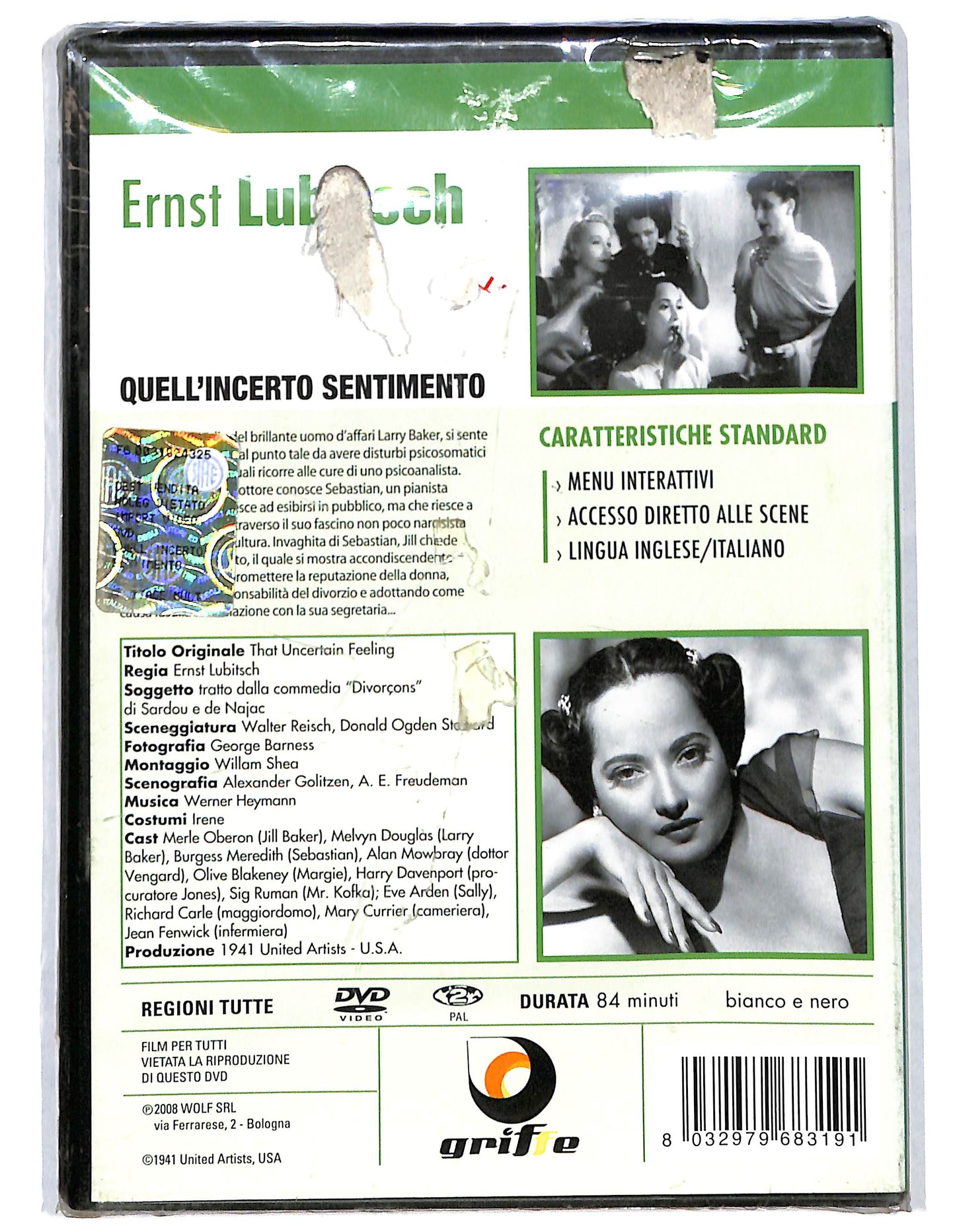 EBOND Ernst Lubitsh - Quell'incerto sentimento DVD DB691917