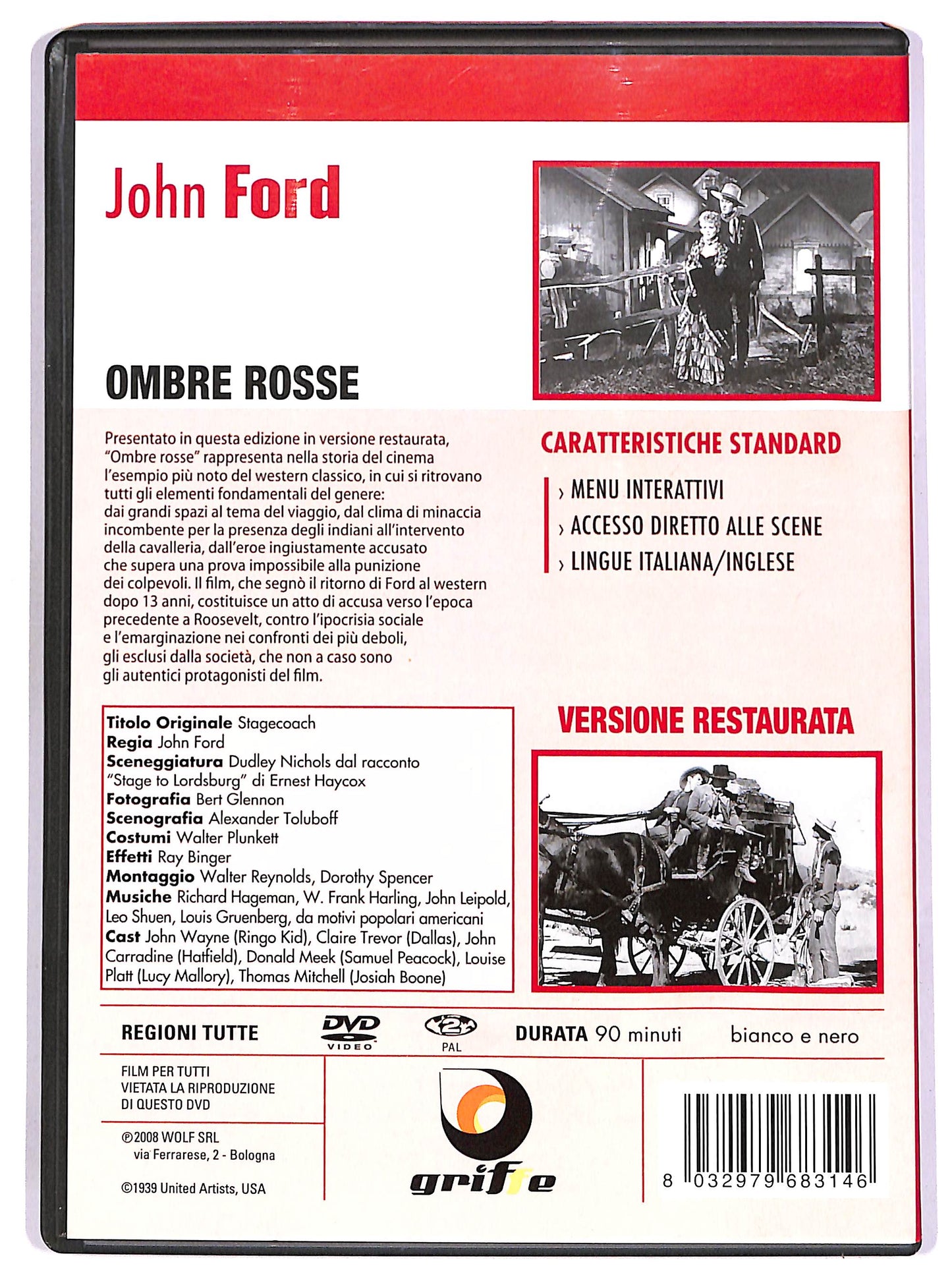 EBOND Ombre rosse DVD DB691935