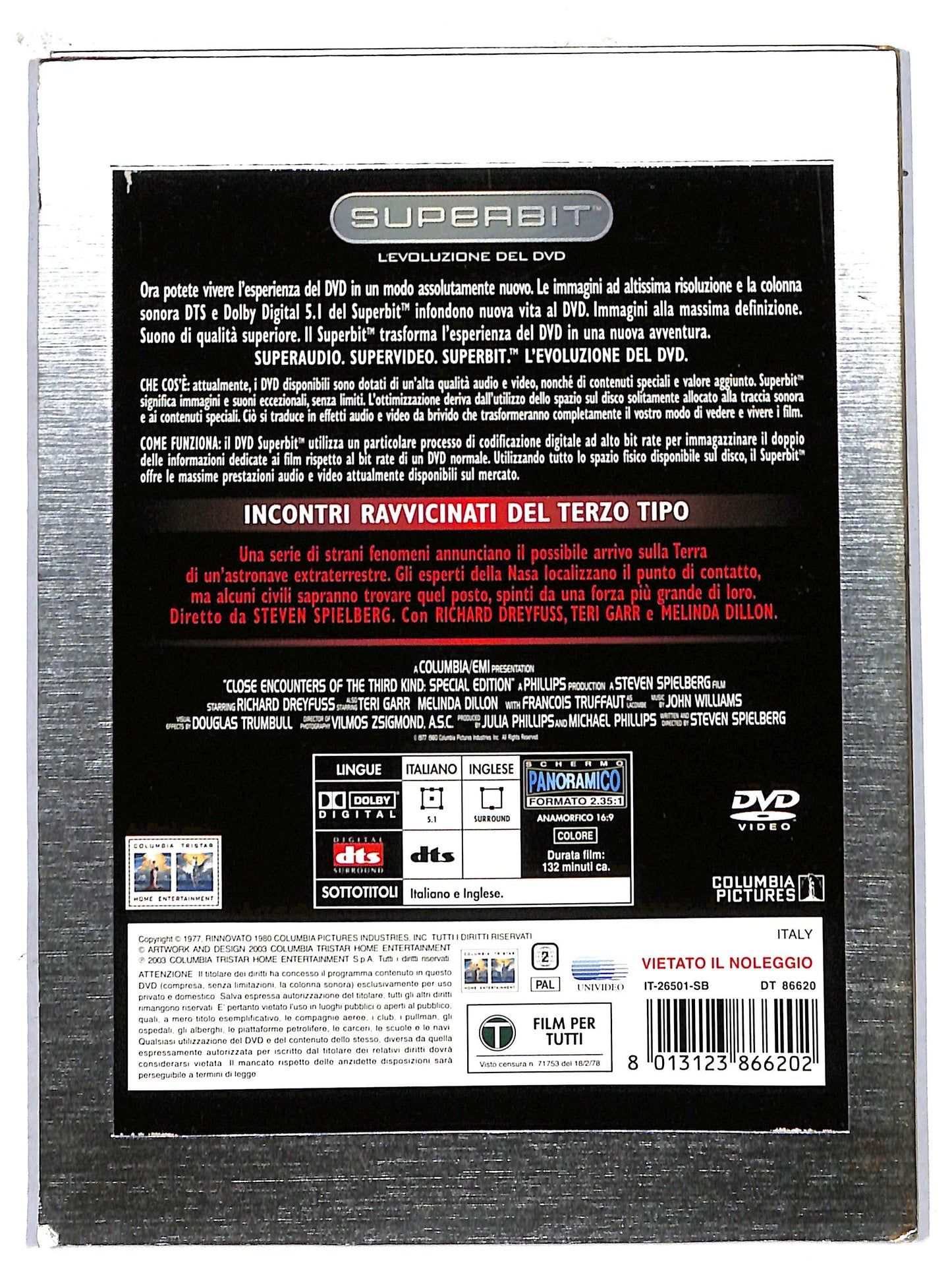 EBOND incontri ravvicinati del terzo tipo SJB DVD DB692127