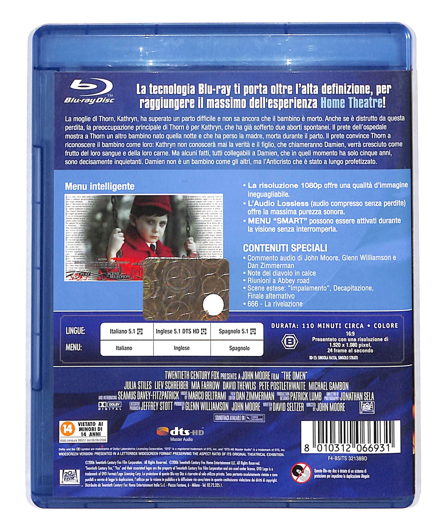EBOND Omen - Il presagio BLURAY BLURAY DB692235
