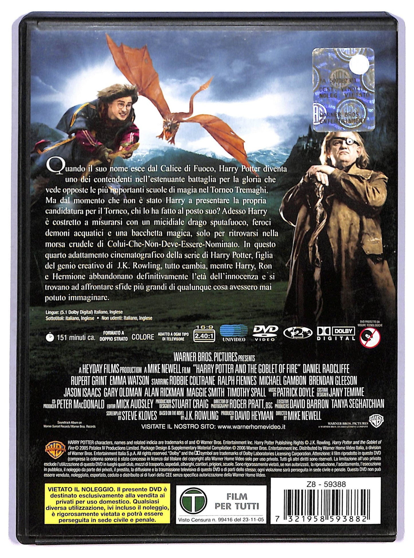 EBOND Harry Potter e il calice di fuoco DVD DB692256