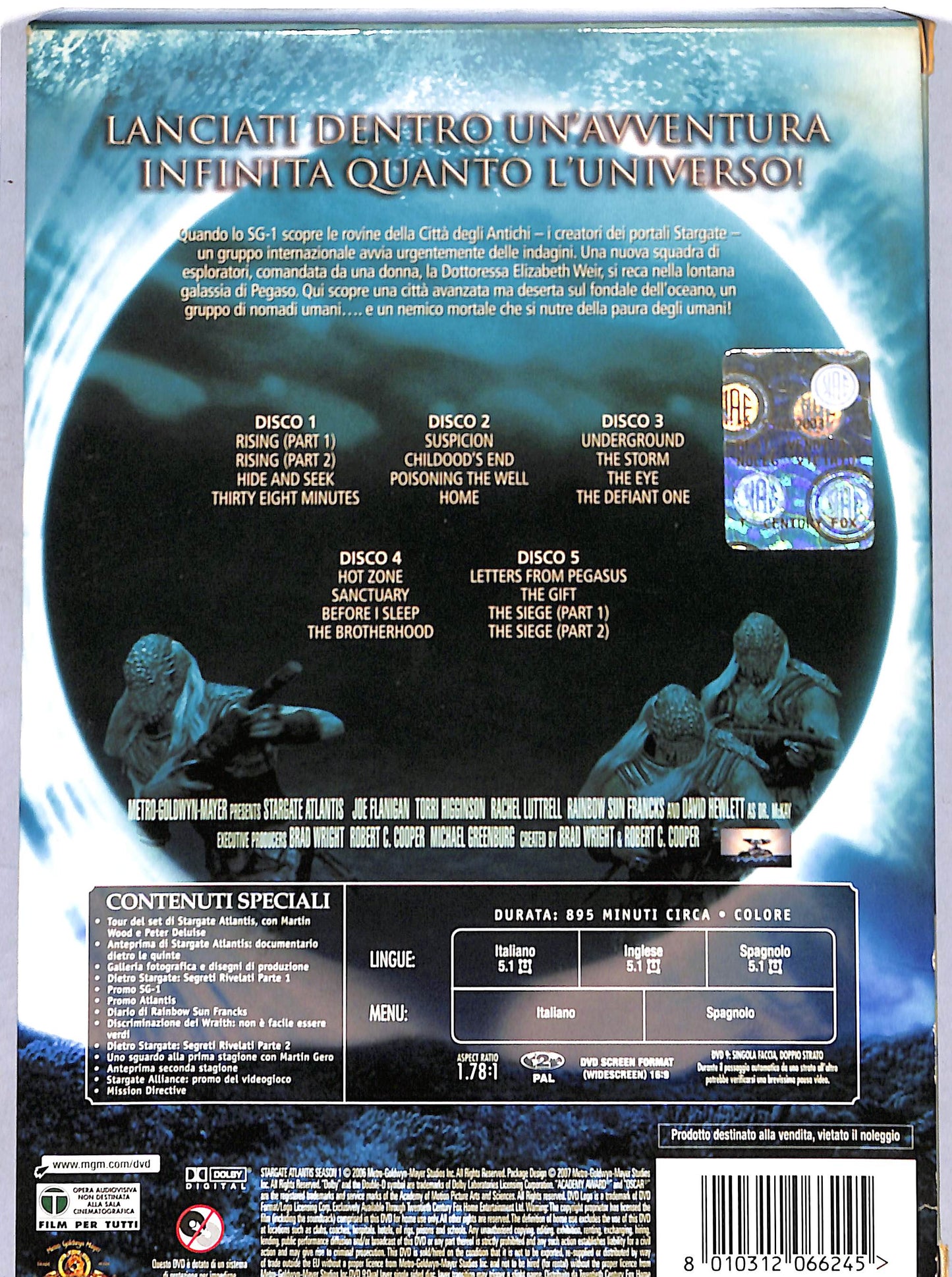 EBOND Stargate Atlantis - Stagione 01 DVD DB692411