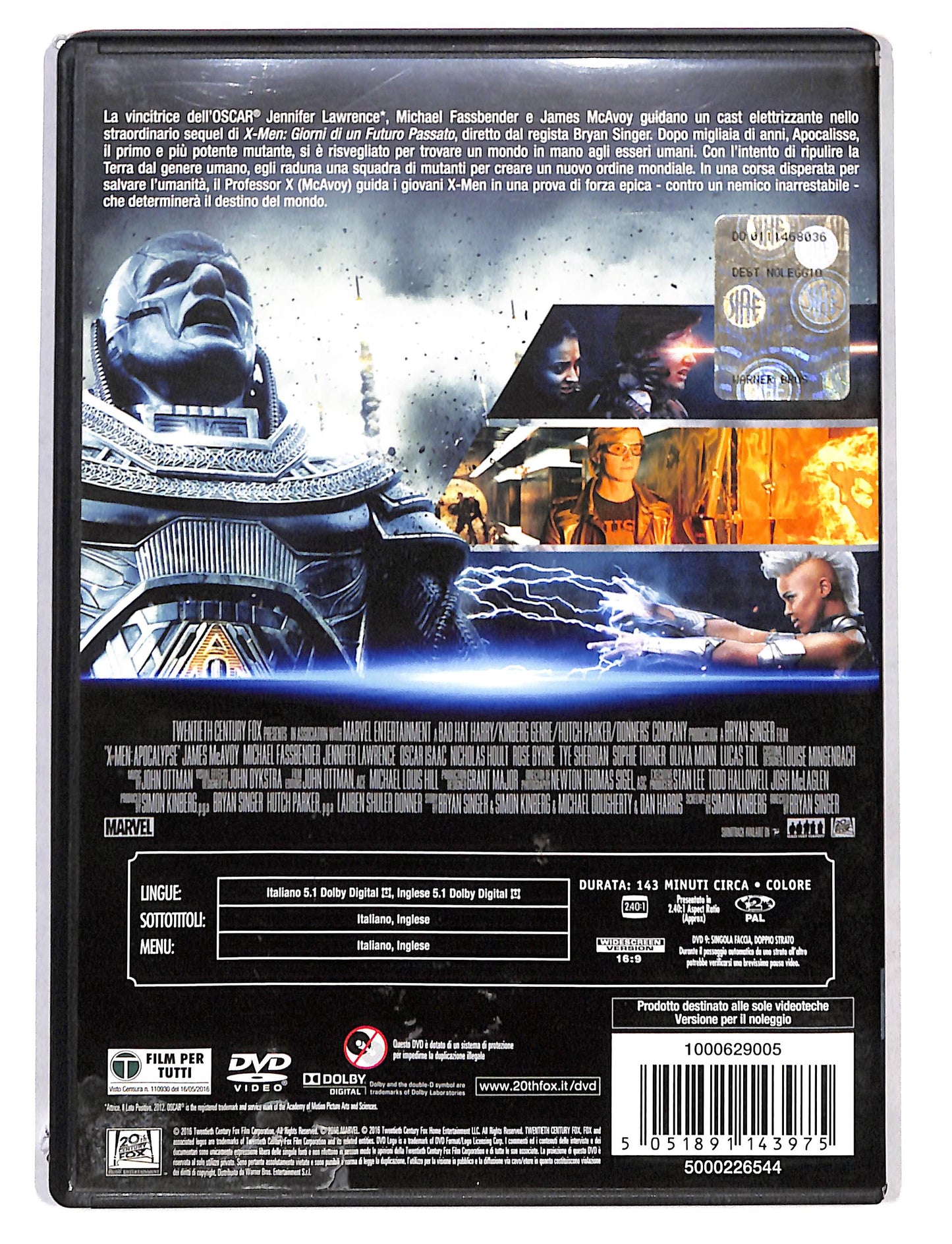 EBOND X-Men Apocalisse NOLEGGIO DVD DB692732