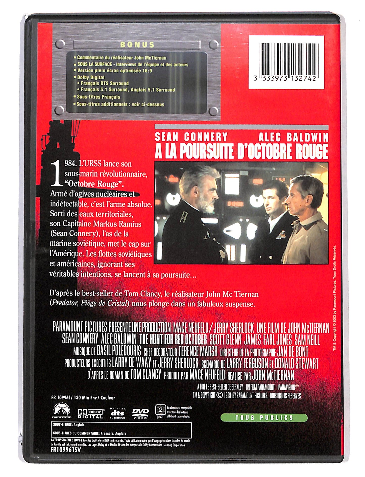 EBOND A la Poursuite d'Octobre Rouge - Edition Collector DVD DB692741