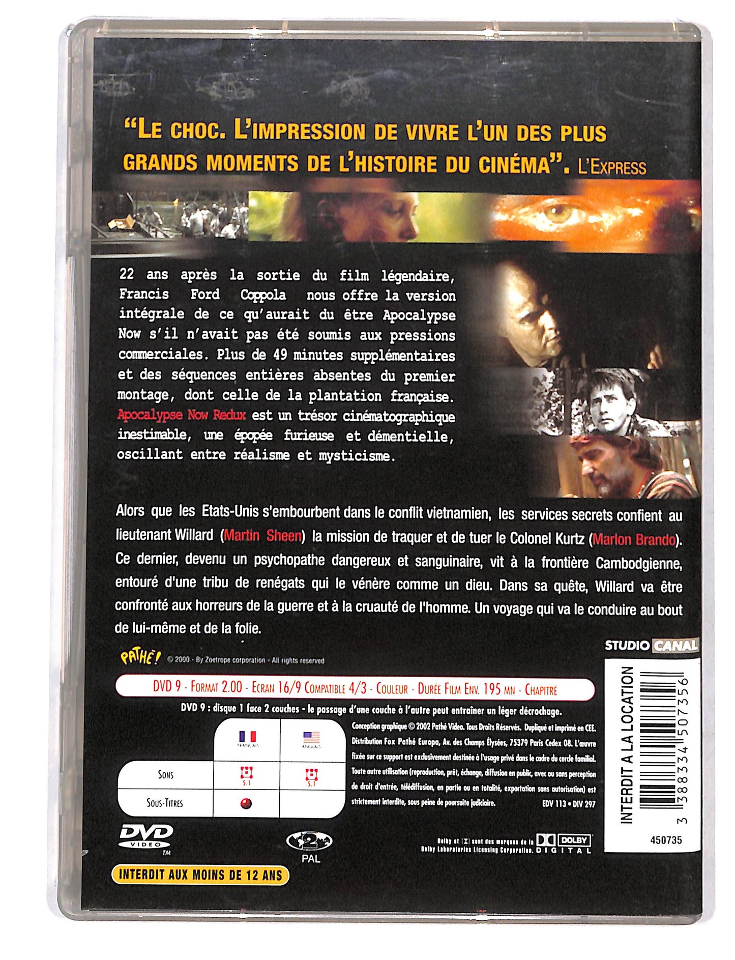 EBOND Apocalypse Now Redux - Edizione Francese DVD DB692742