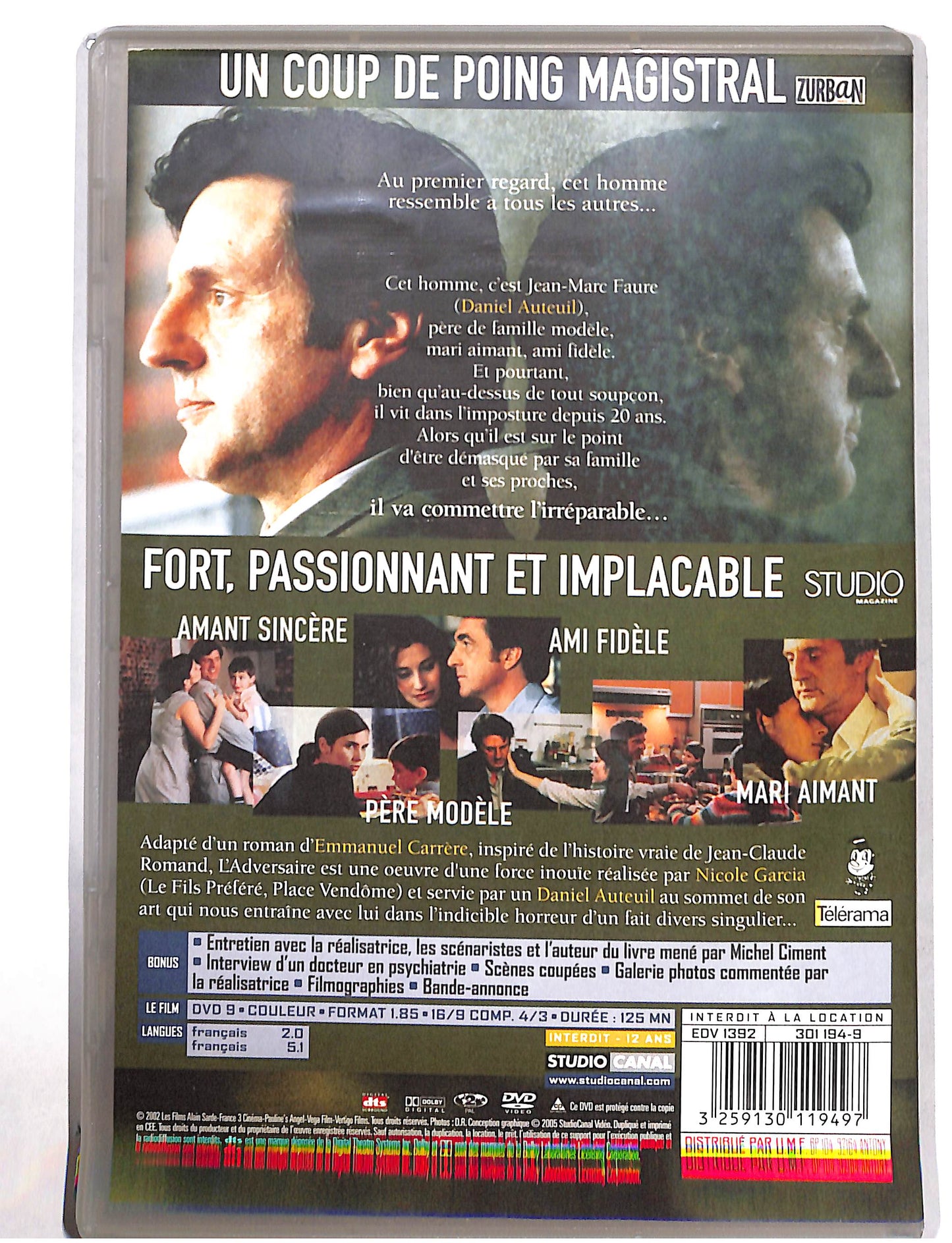 EBOND L'adversaire - Edizione Francese DVD DB692743