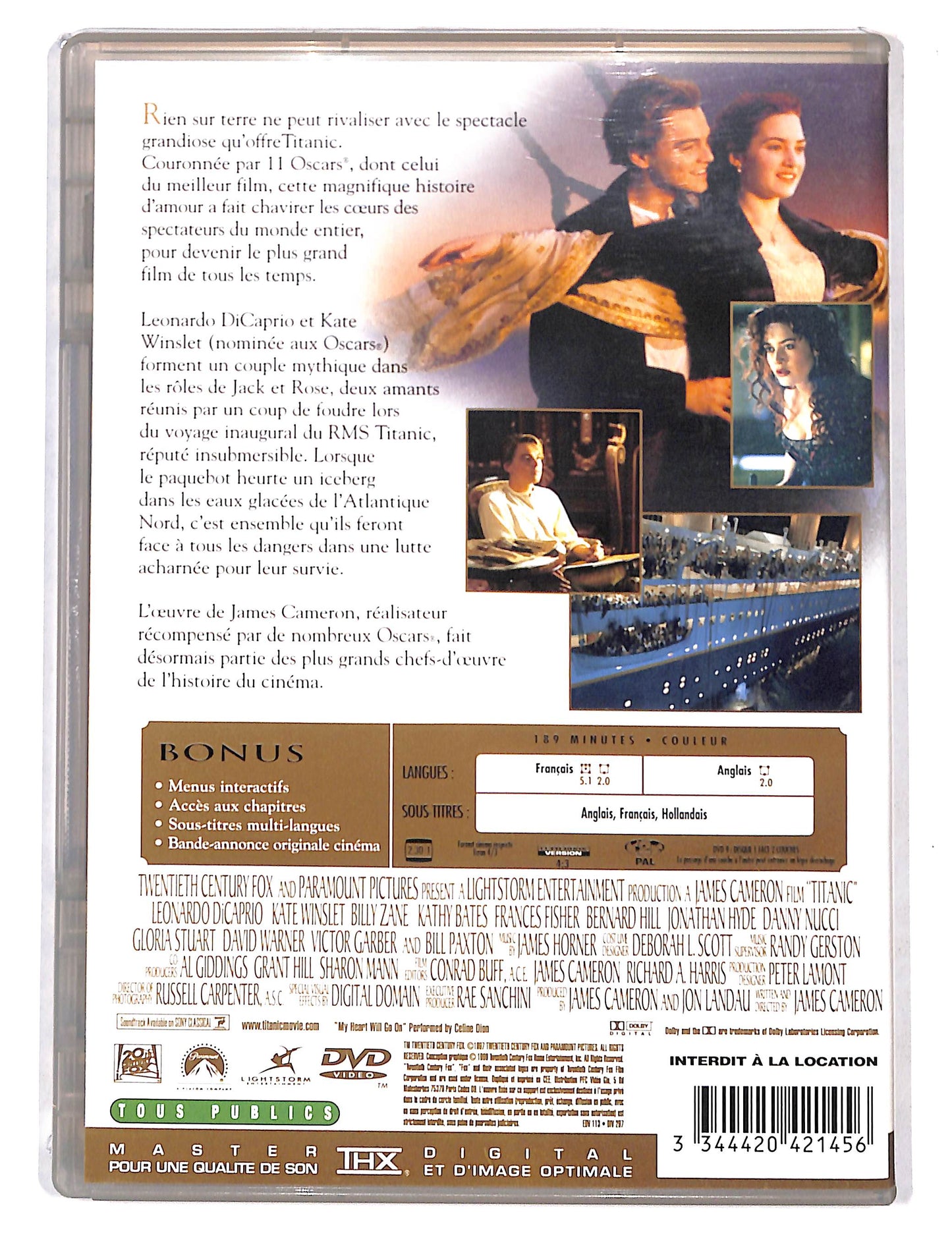 EBOND Titanic - Edizione Francia DVD DB692746