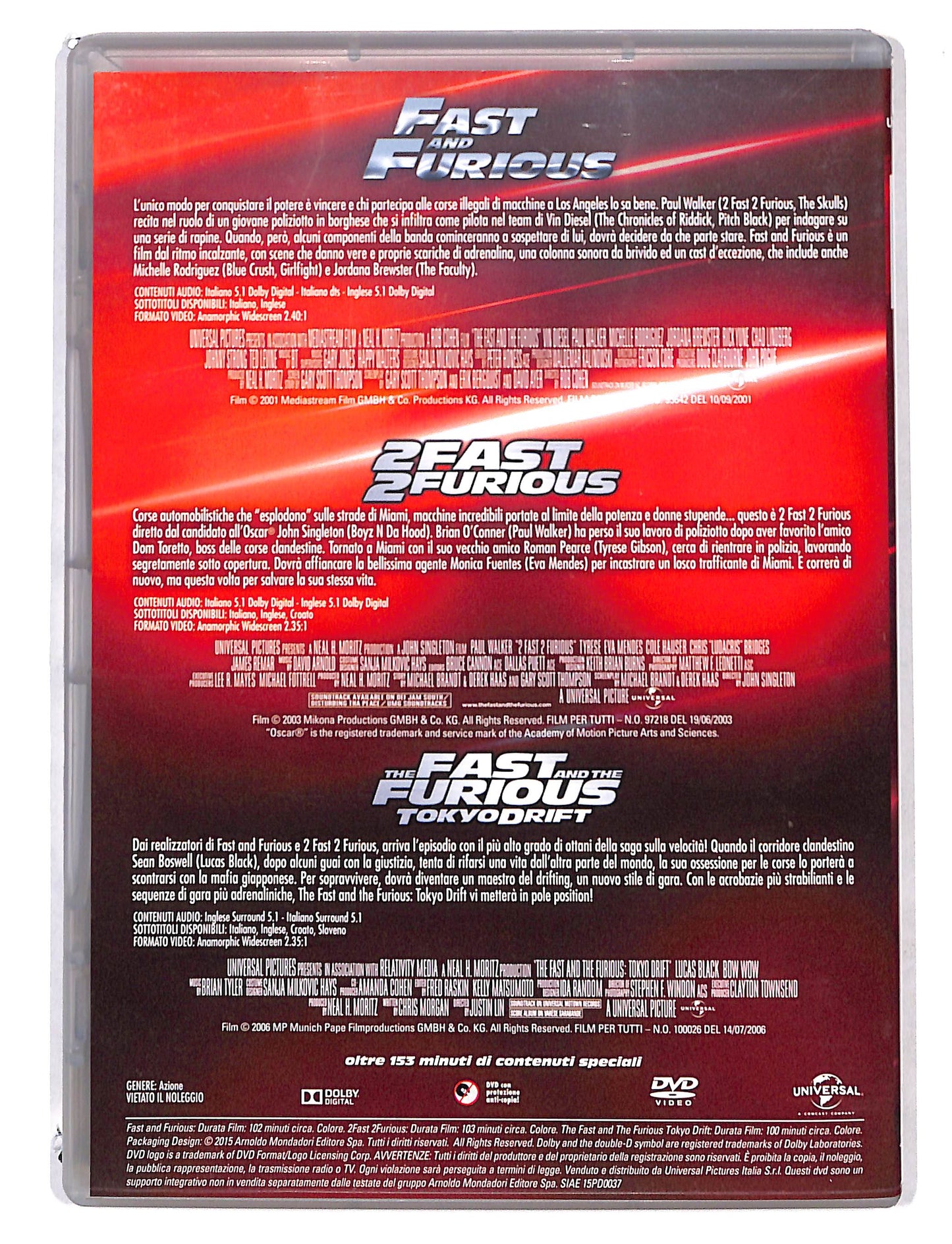 EBOND Fast & Furios collection 1-3 EDITORIALE DVD DB692751