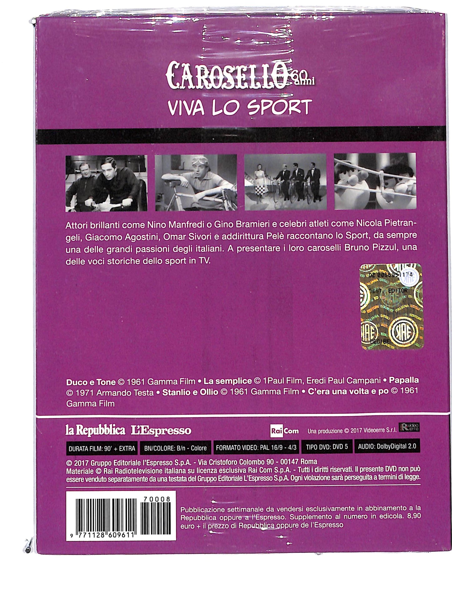 EBOND Carosello vol.8 viva lo sport EDITORIALE DVD DB692754