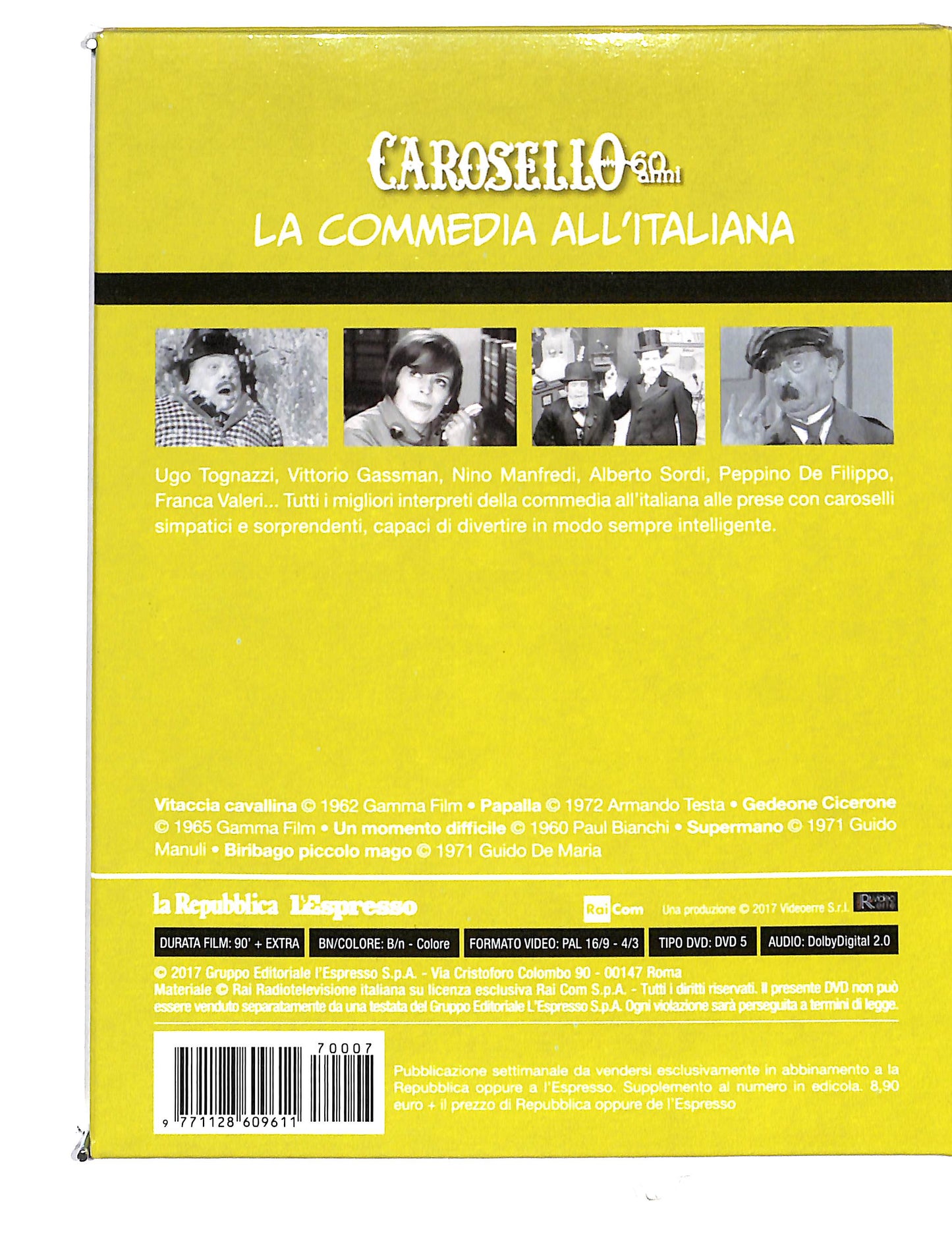 EBOND Carosello vol.7 la commedia all'italiana EDITORIALE DVD DB692755