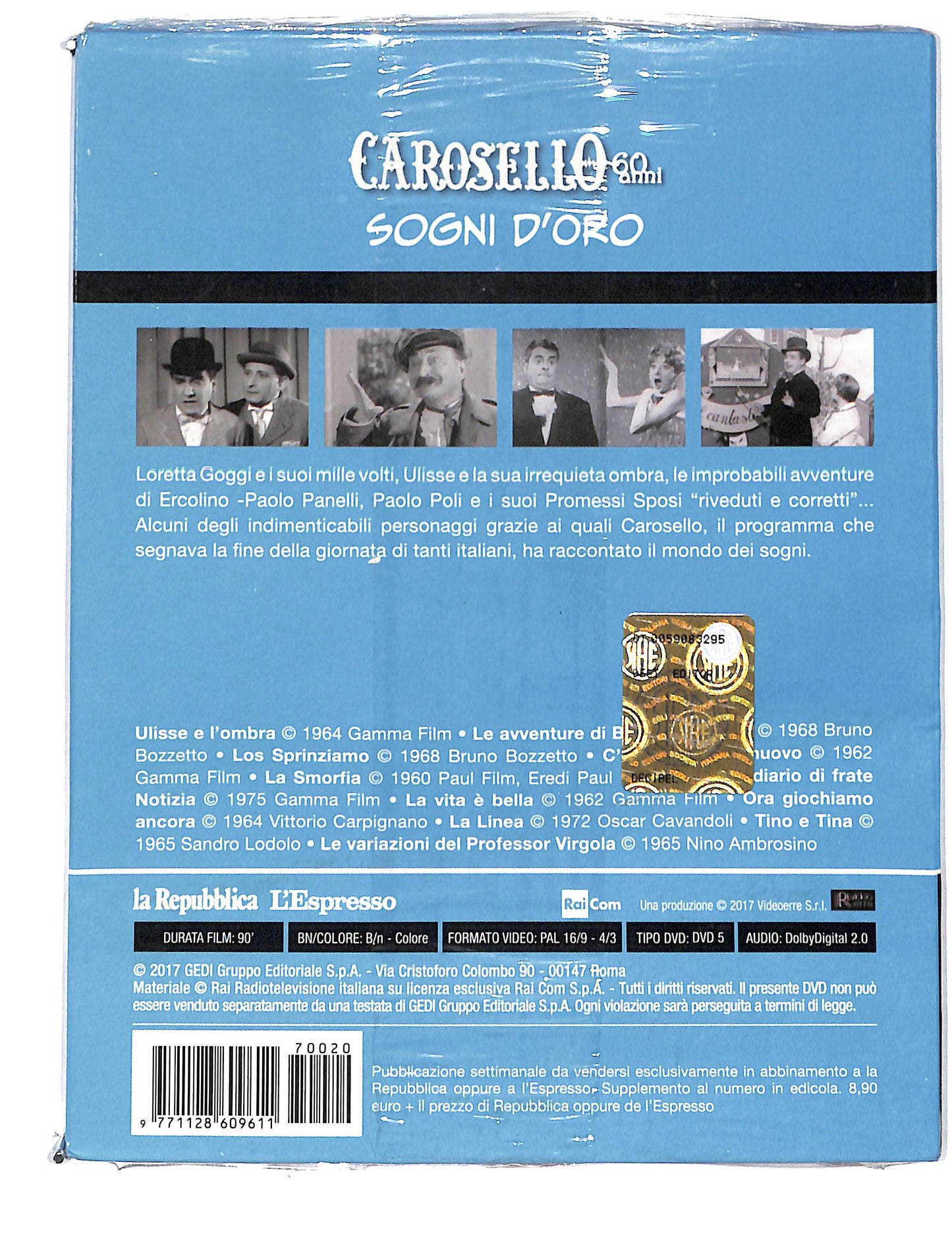 EBOND Carosello vol.20 sogni d'oro EDITORIALE DVD DB692759