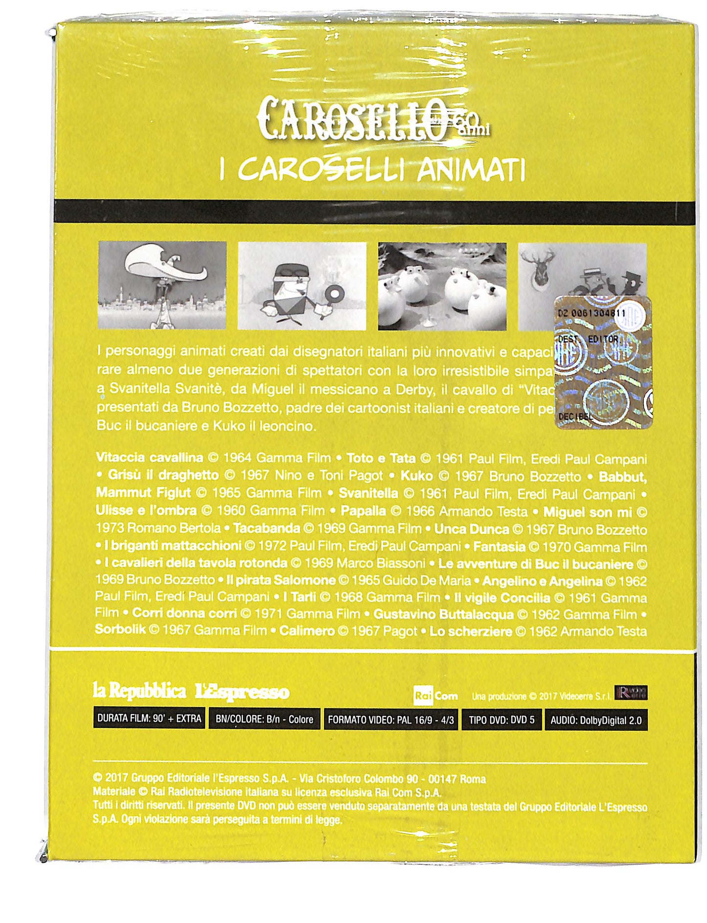 EBOND Carosello vol.2 i caroselli animati EDITORIALE DVD DB692762