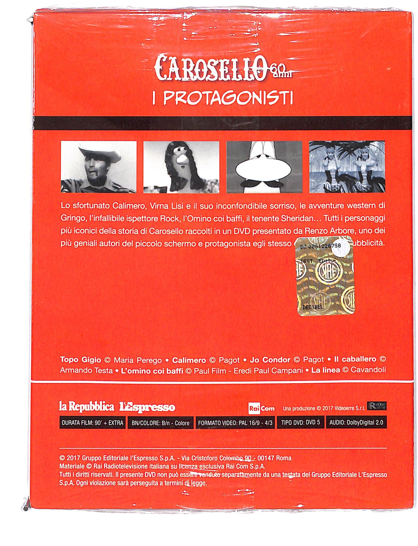 EBOND Carosello vol.1 i protagonisti EDITORIALE DVD DB692763