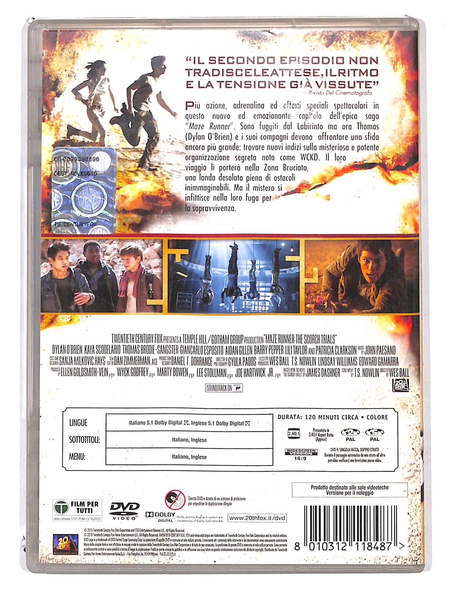 EBOND Maze Runner La fuga NOLEGGIO DVD DB692765