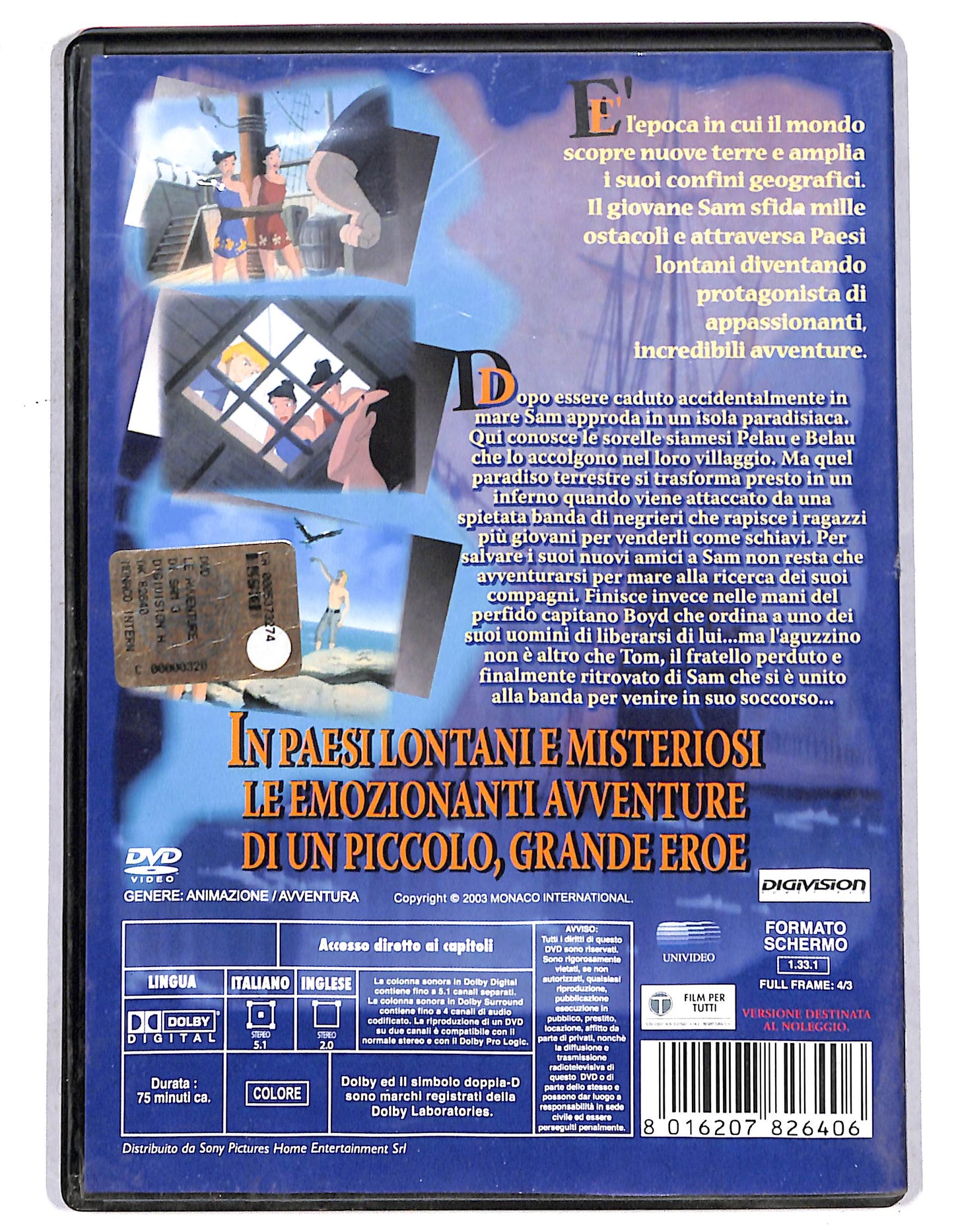 EBOND Le avventure di Sam Vol 3 NOLEGGIO DVD DB693311