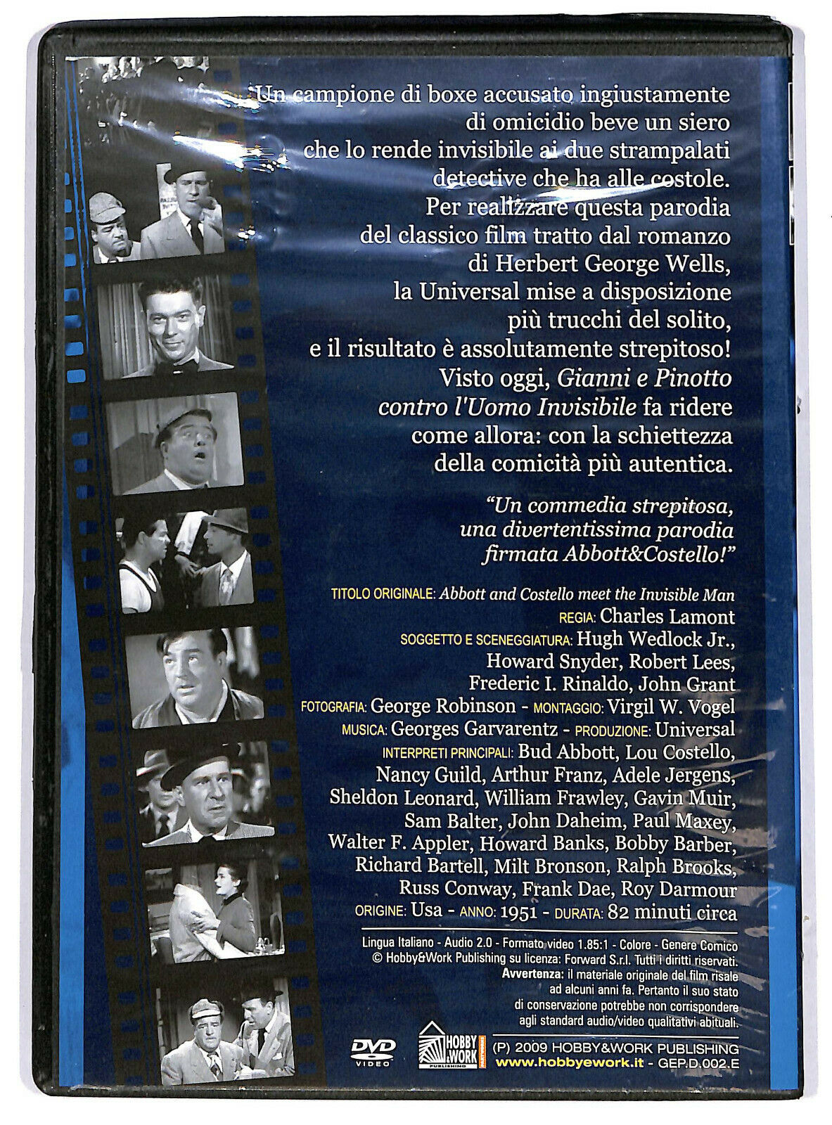 EBOND Gianni e Pinotto Contro L'uomo Invisibile Editoriale DVD DB694632