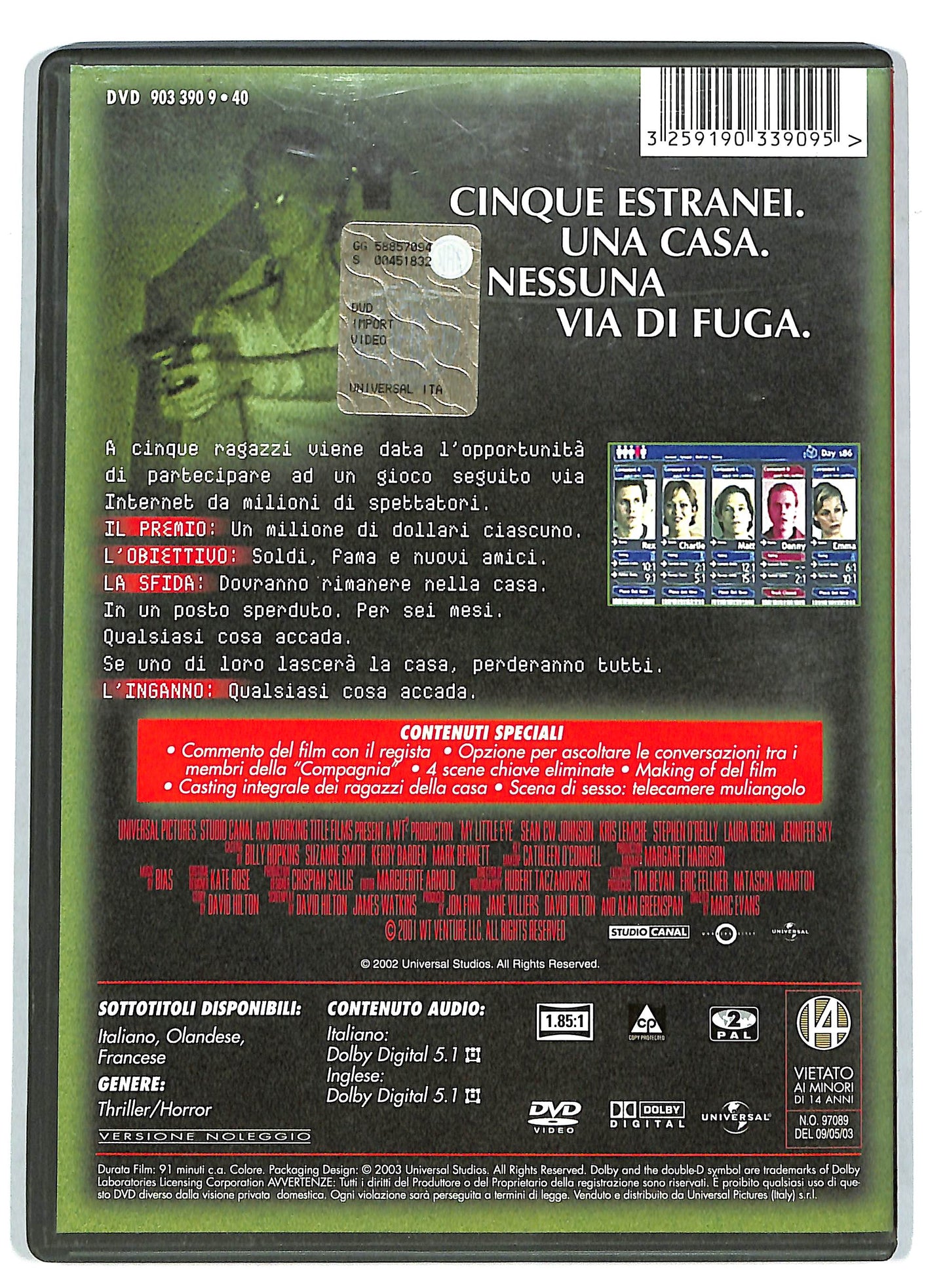 EBOND My Little Eye NOLEGGIO DVD DB694905