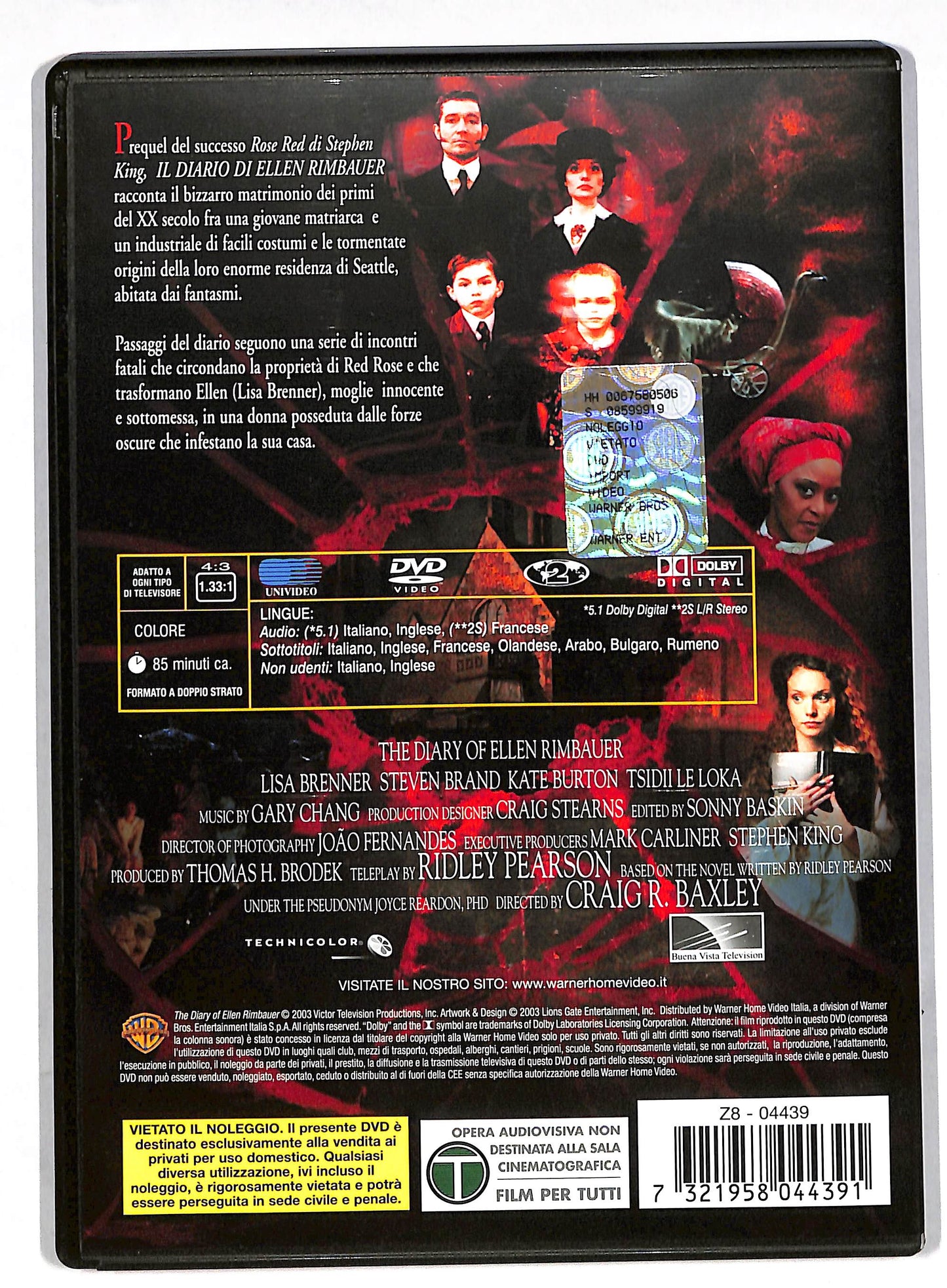 EBOND Il diario di Ellen Rimbauer DVD DB694957