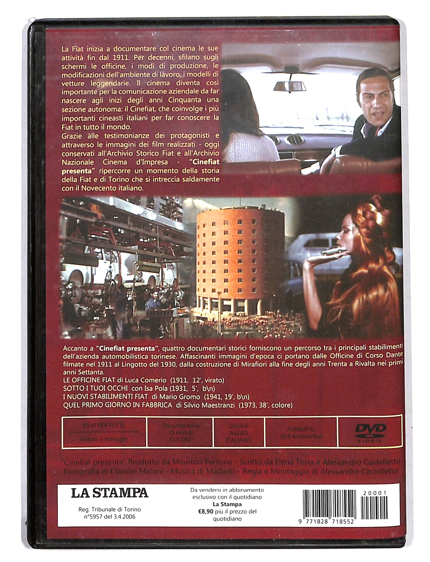 EBOND Cinefiat presenta EDITORIALE DVD DB695302
