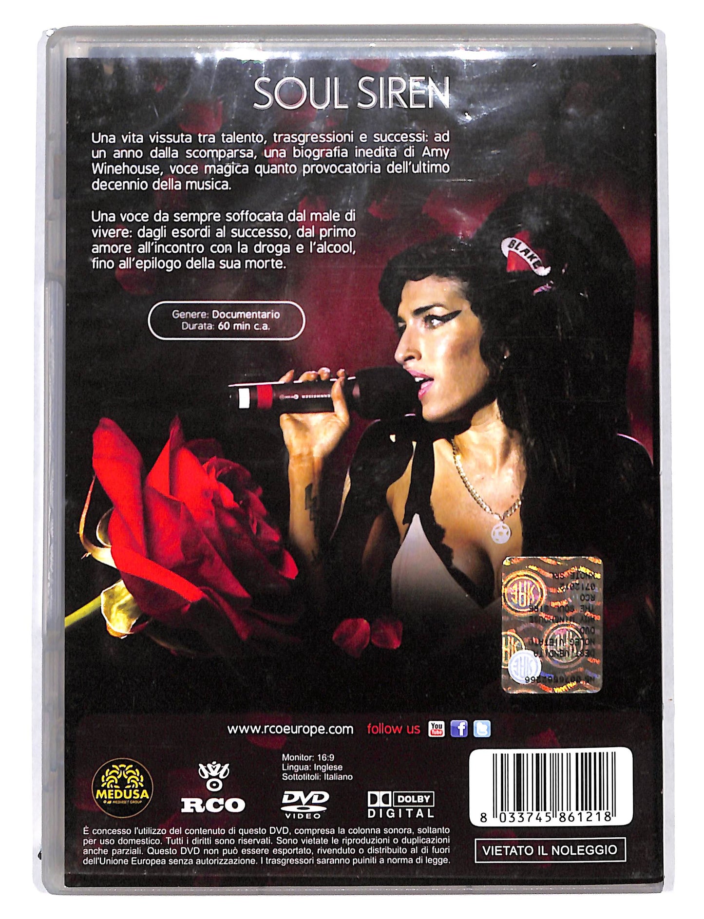EBOND Amy Winehouse soul siren DVD DB695311