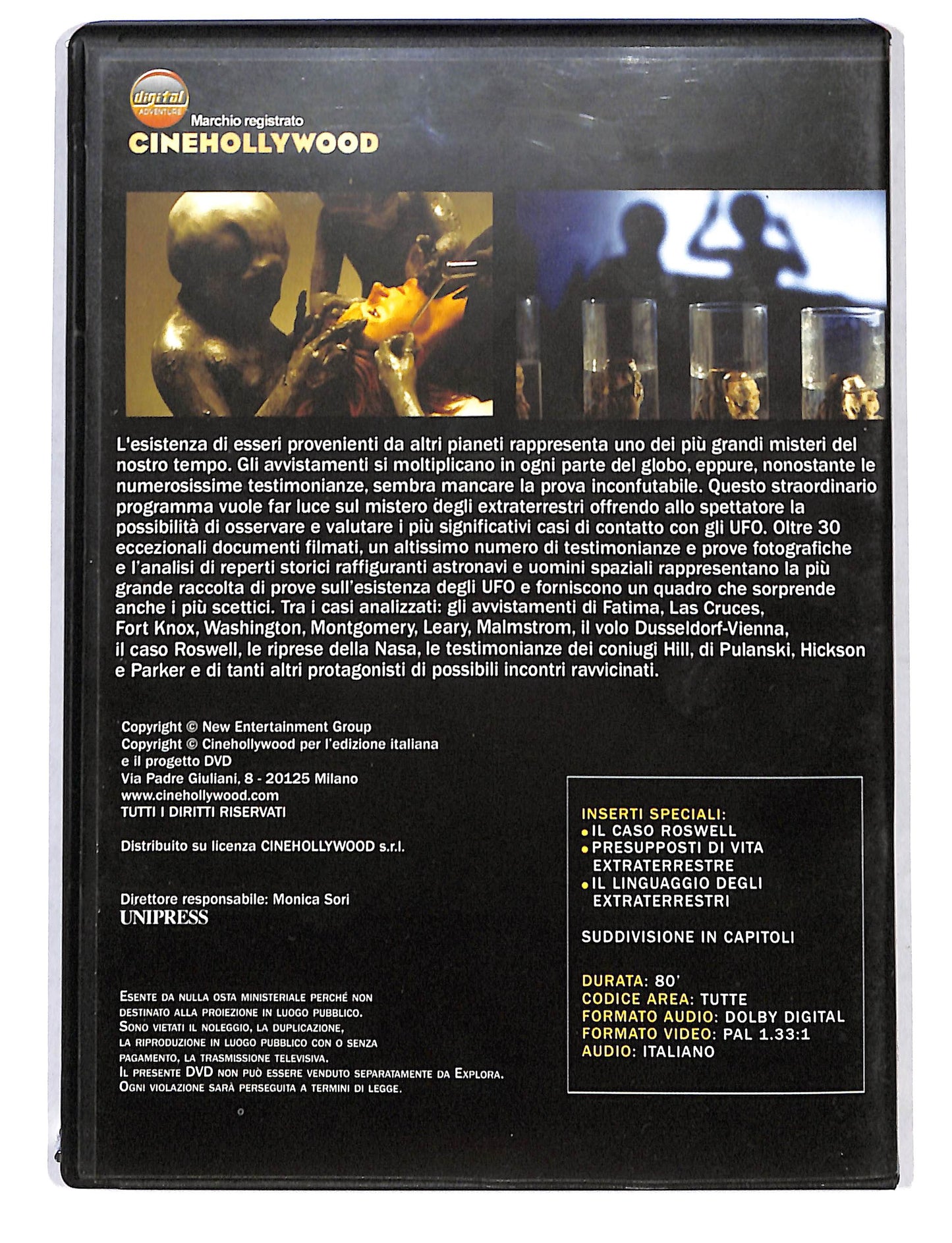 EBOND Explora vol.5 Dossier Ufo EDITORIALE DVD DB695321