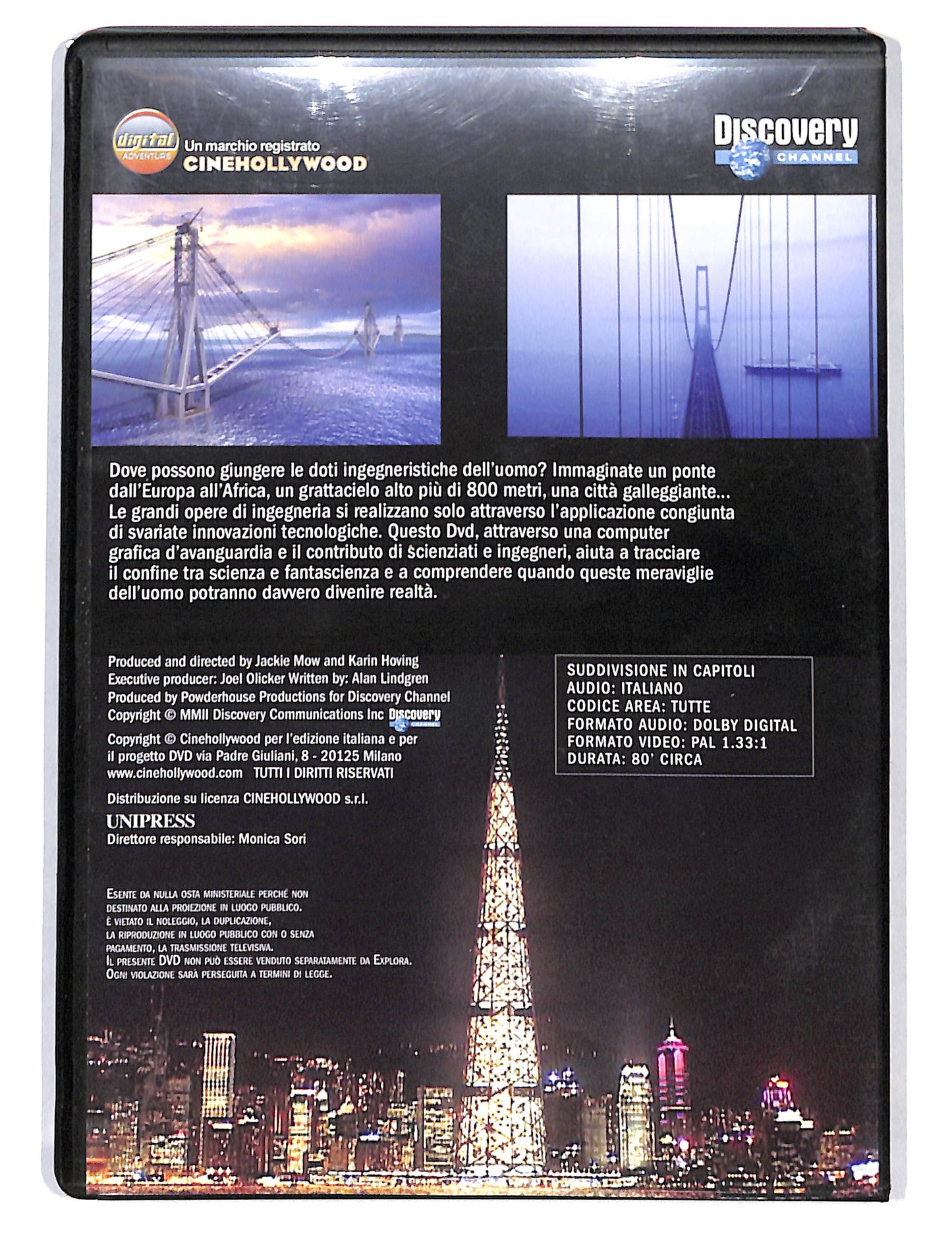 EBOND Explora vol.1 Costruire l'impossibile EDITORIALE DVD DB695322