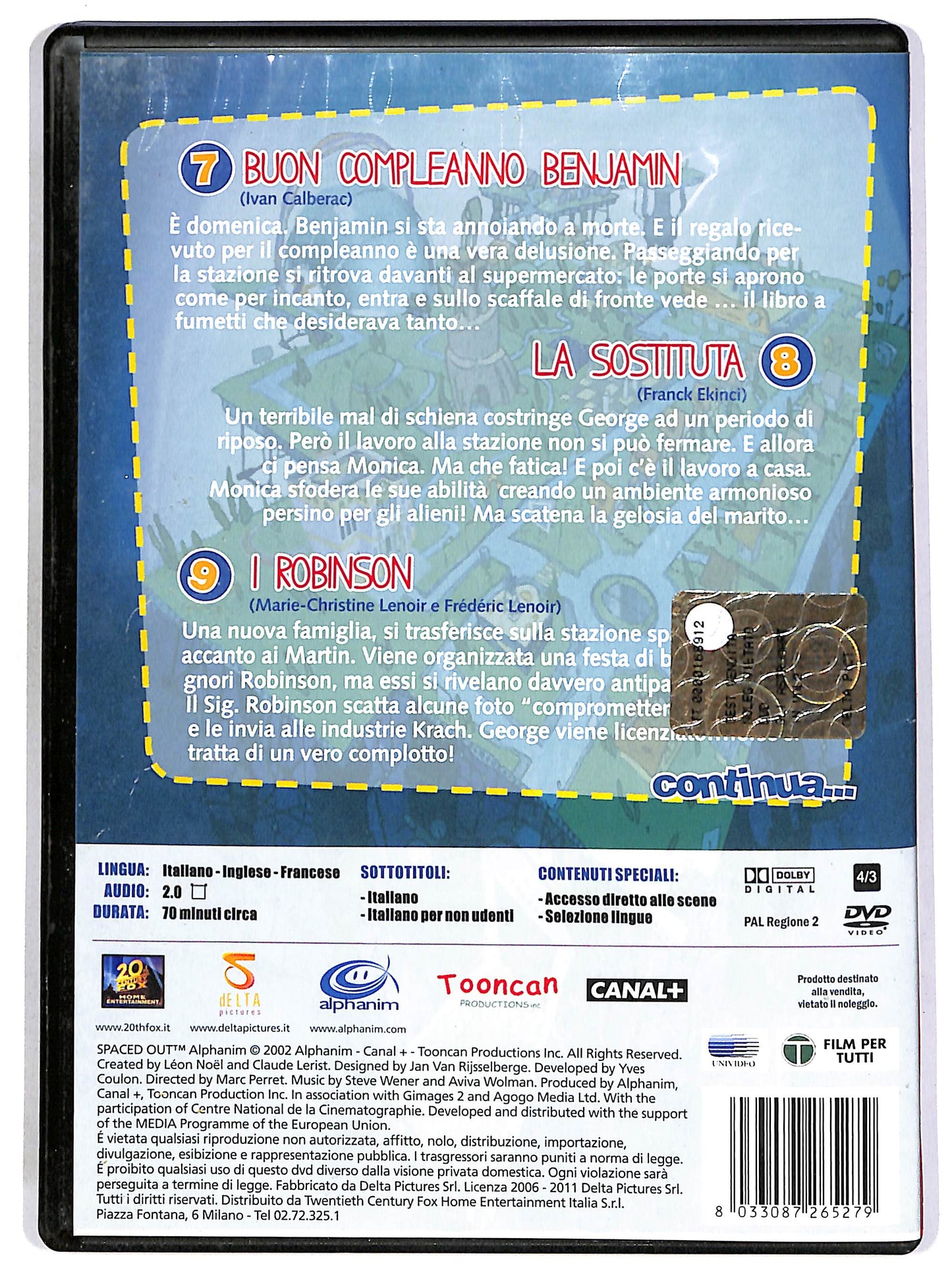 EBOND Gli Astromartin Vol.3 (Eps. 7-9) DVD DB696825