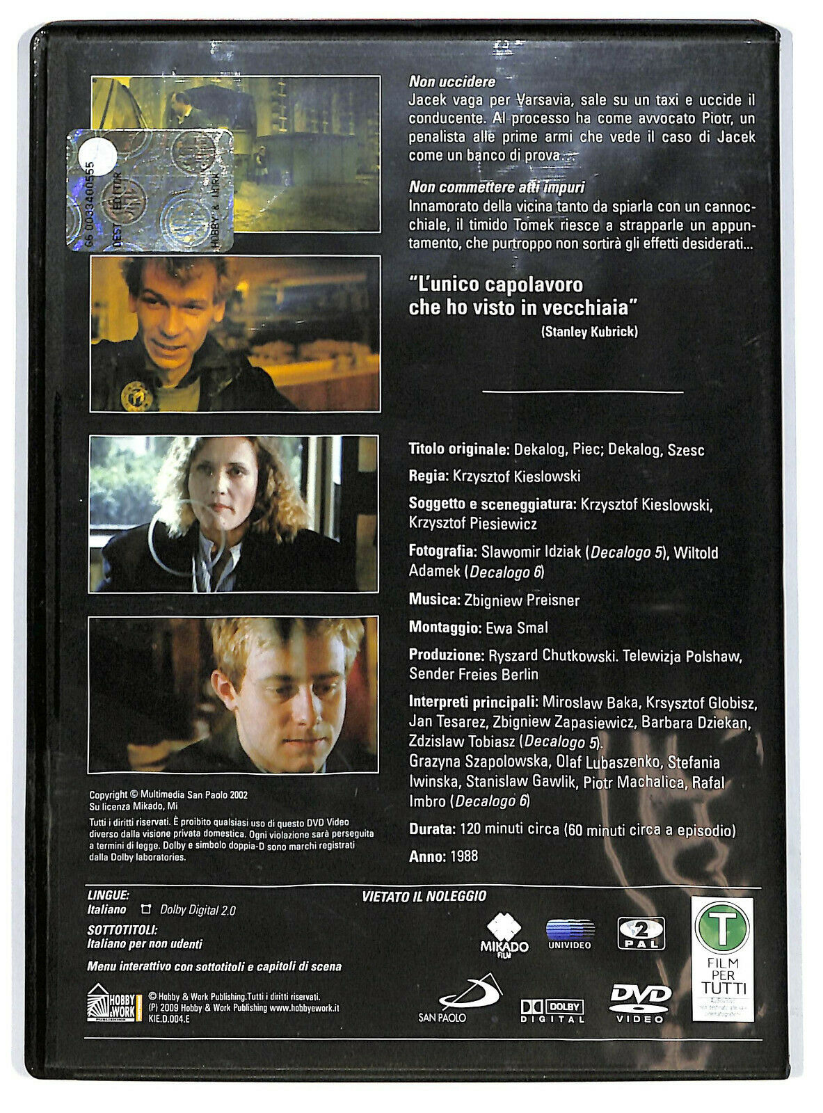 EBOND Il Decalogo : Cap. 5-6 Editoriale DVD DB697102