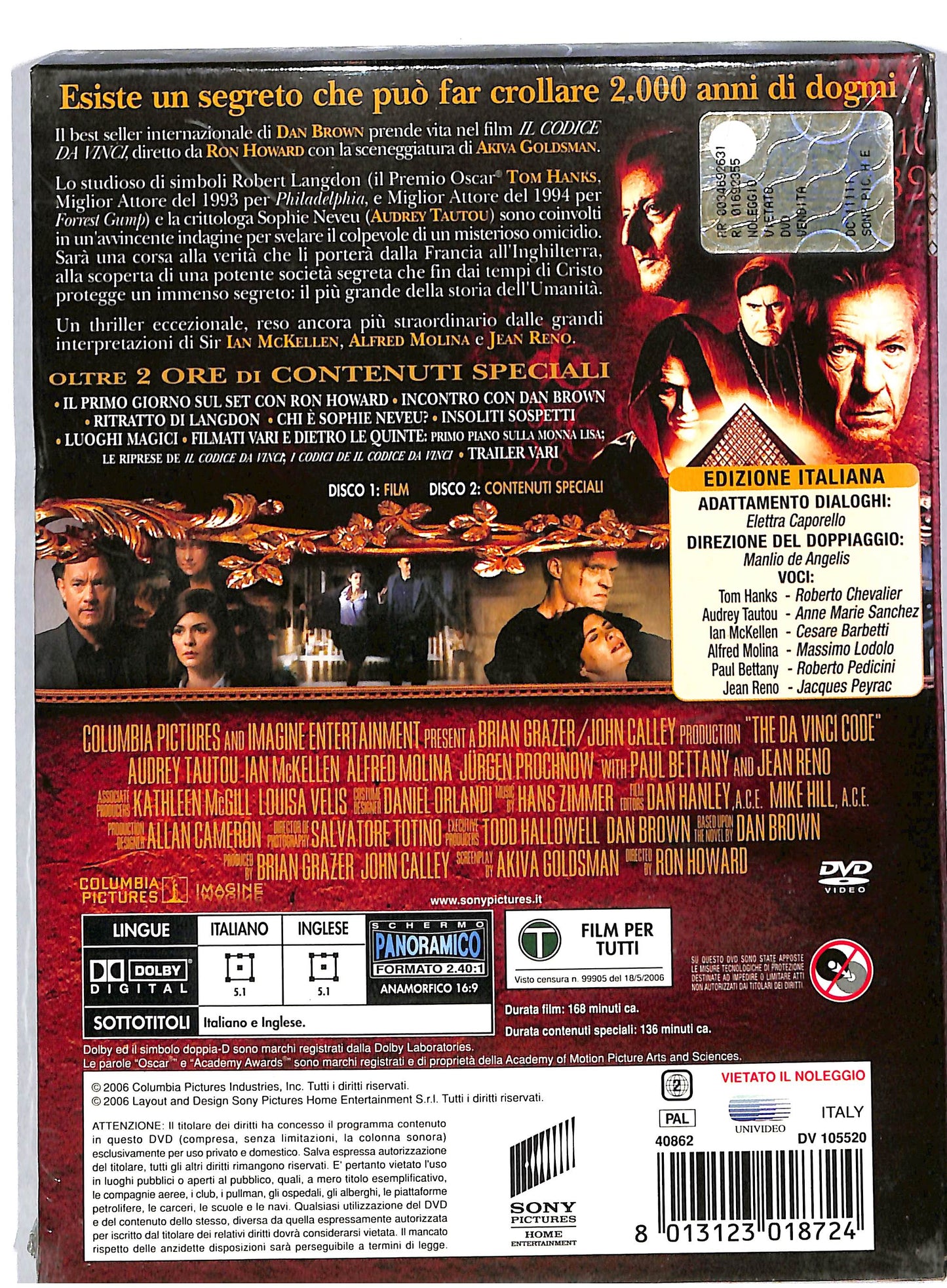 EBOND Il Codice Da Vinci Extended Cut - 2 dischi DIGIPACK DVD DB698604