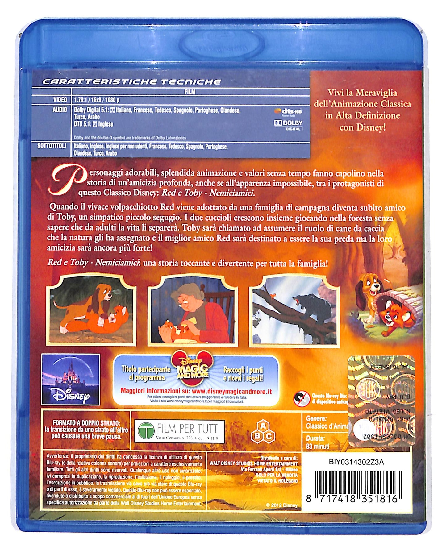 EBOND Red e Toby nemiciamici BLURAY BLURAY DB698801