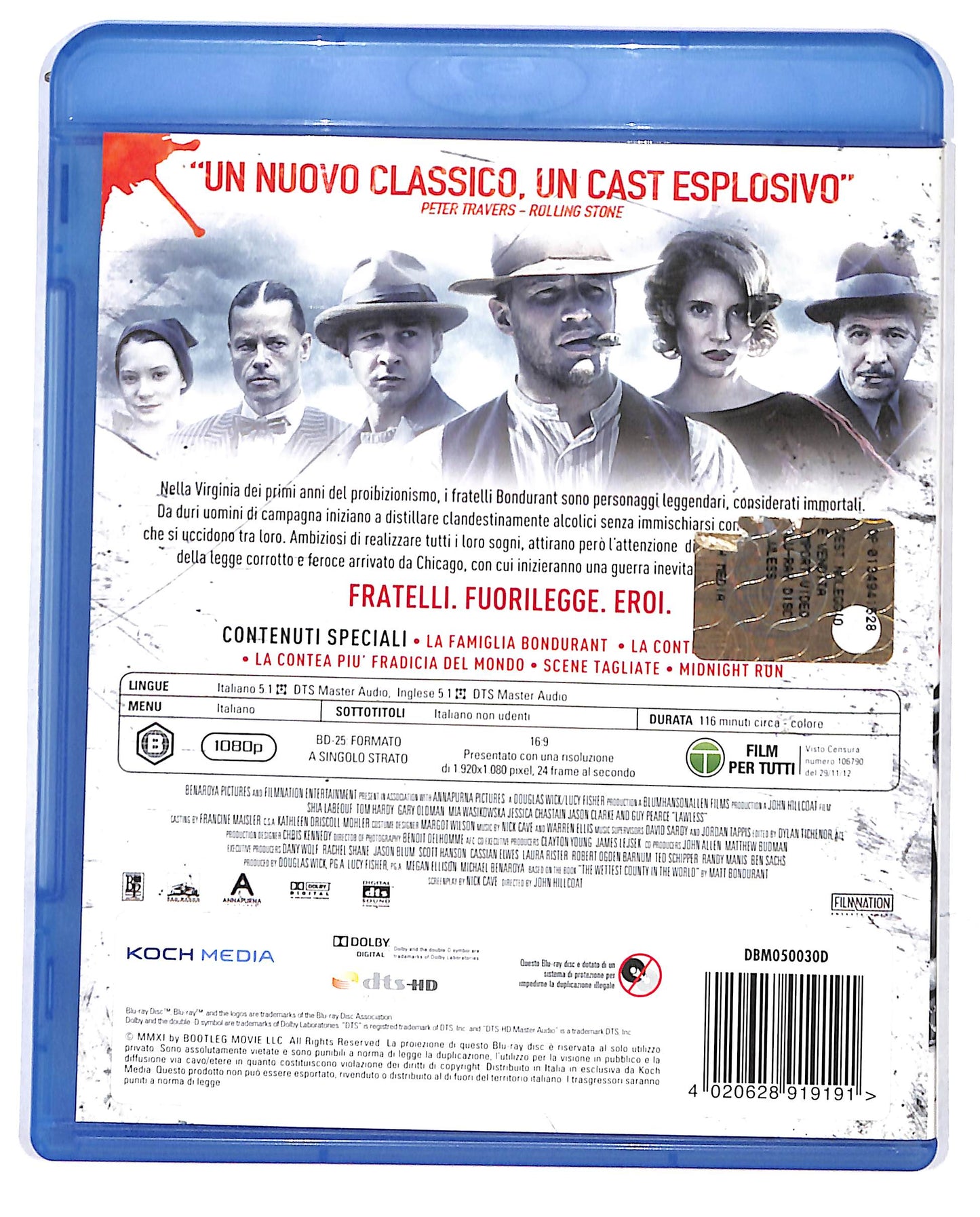 EBOND Lawless BLURAY NOLEGGIO BLURAY DB698807