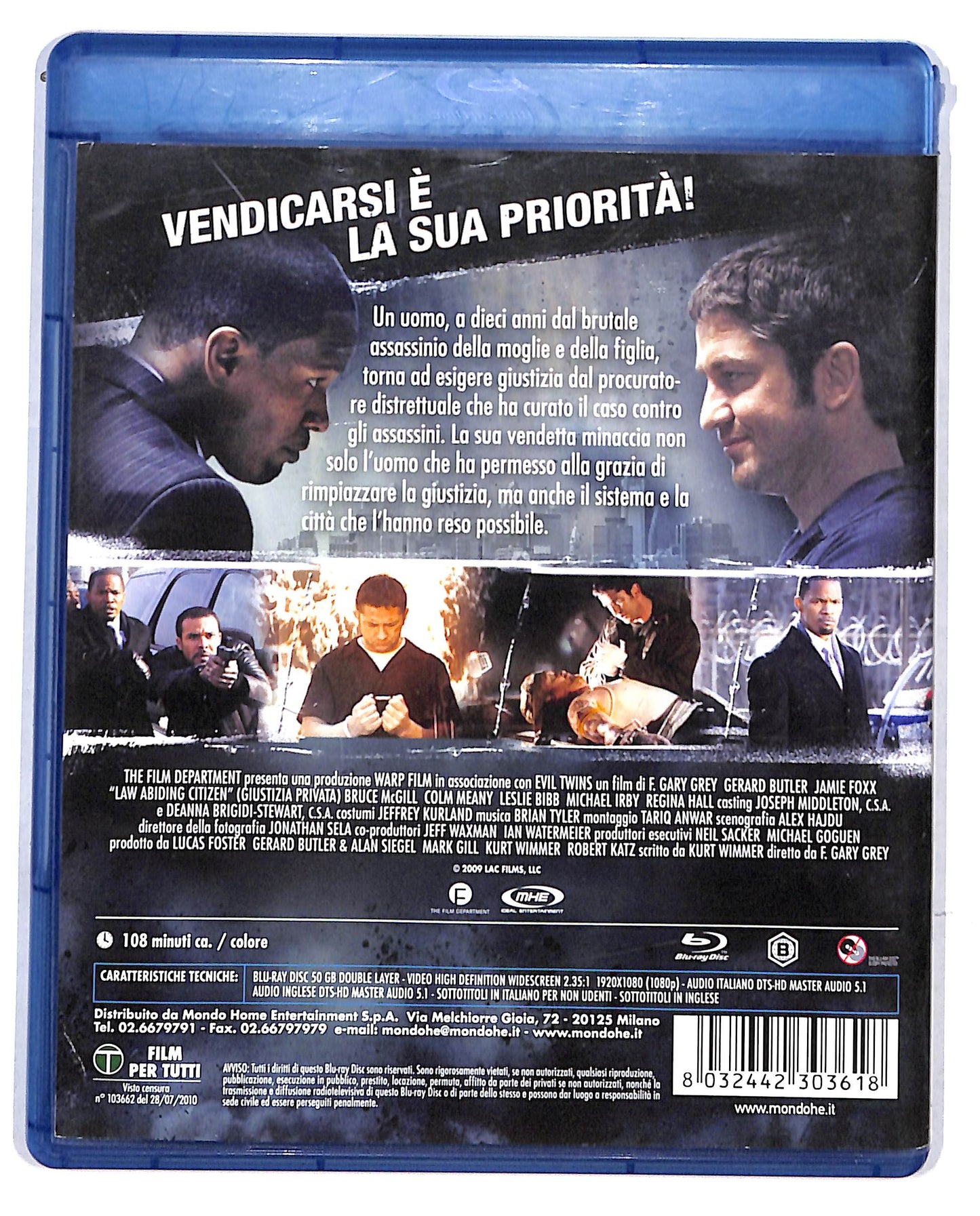 EBOND Giustizia Privata BLURAY NOLEGGIO BLURAY DB698821