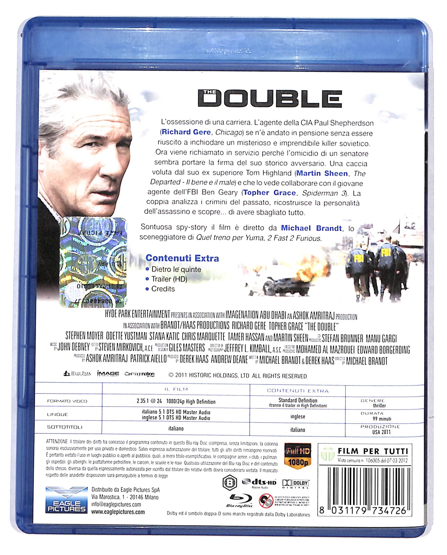 EBOND The Double NOLEGGIO BLURAY DB698822