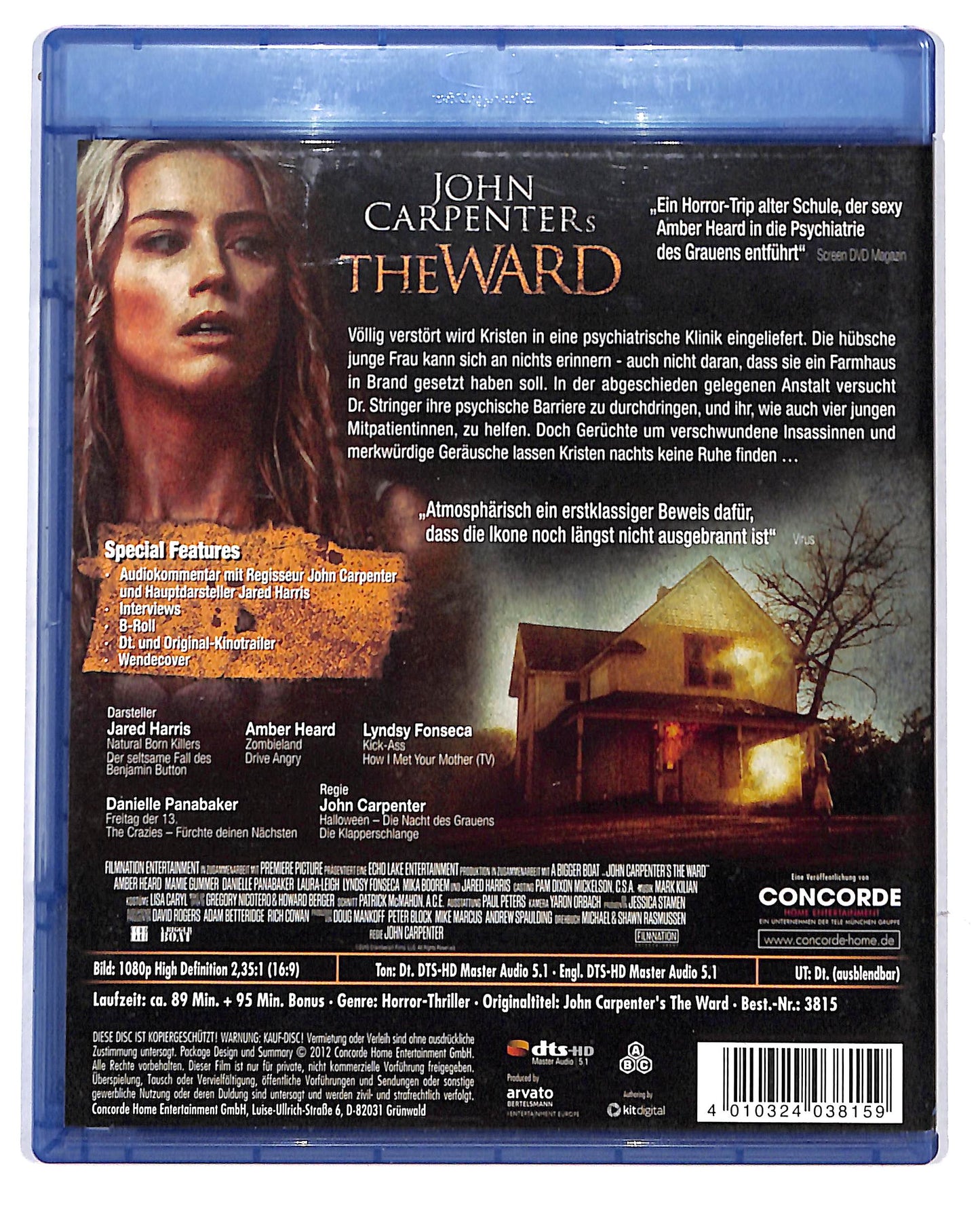 EBOND John Carpenter's The Ward BLURAY DB698830