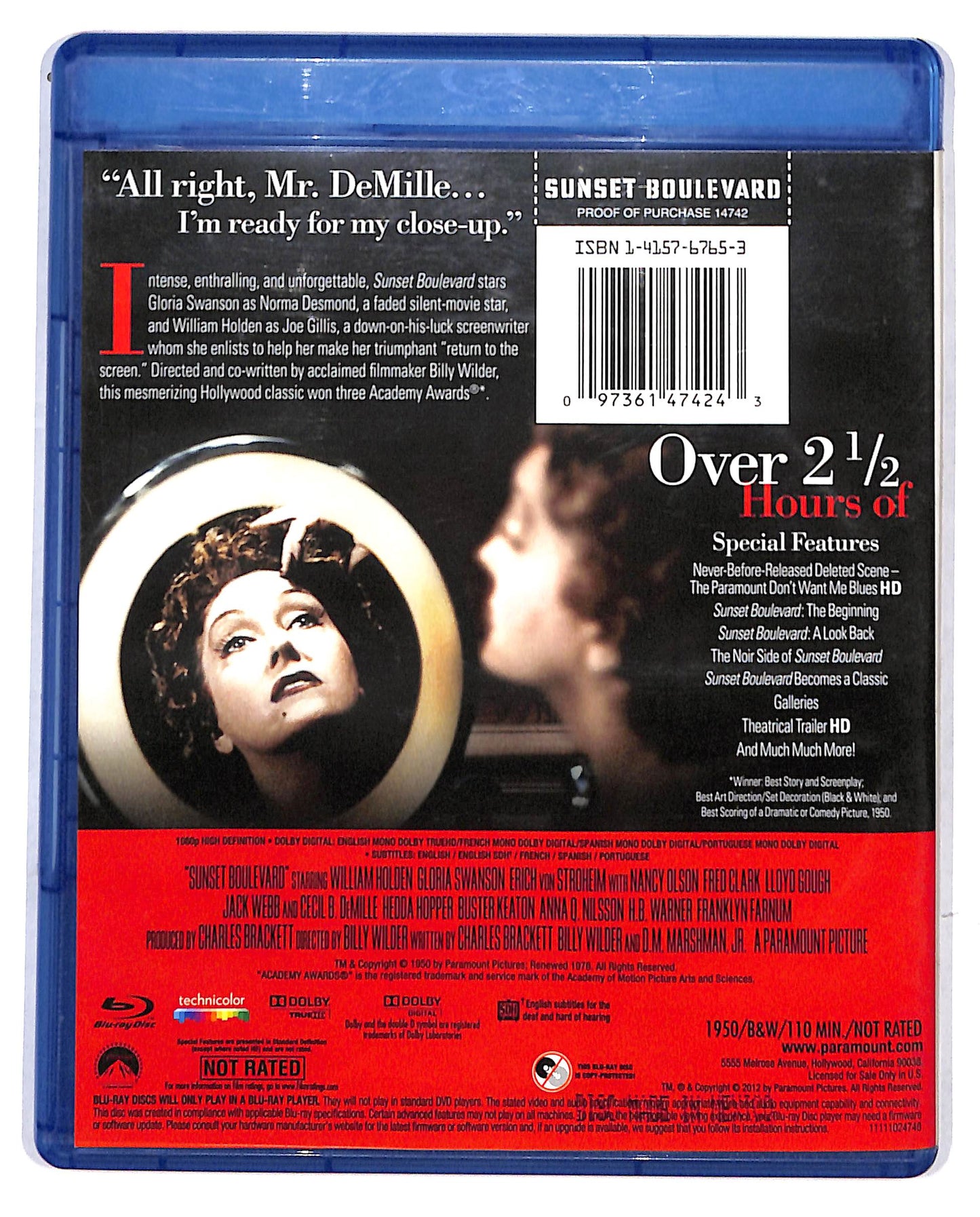 EBOND Sunset Boulevard BLURAY DB698831