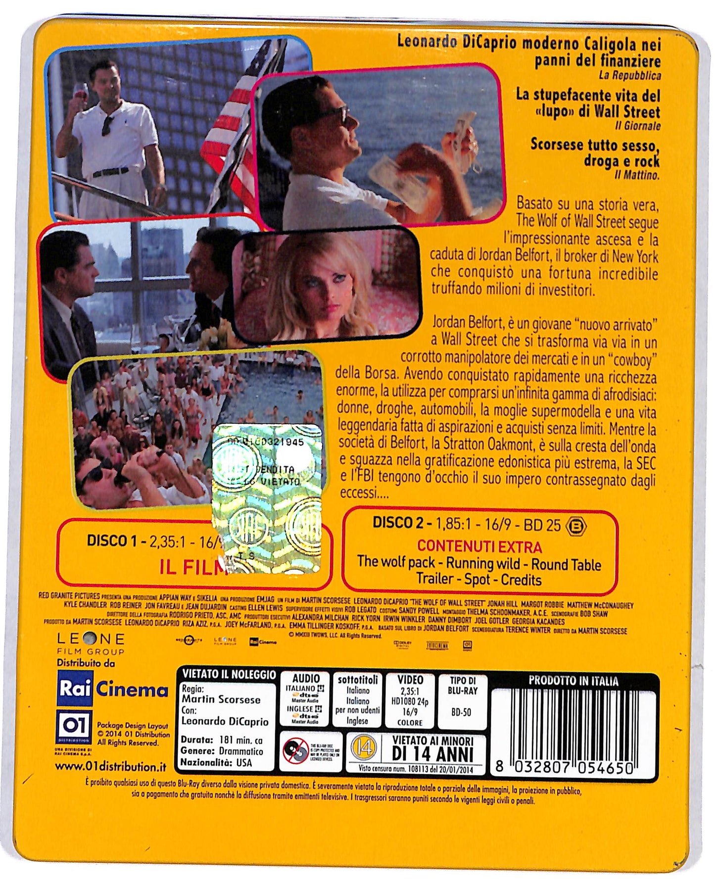 EBOND The Wolf Of Wall Street Limited Edition STEELBOOK BLURAY DB698843