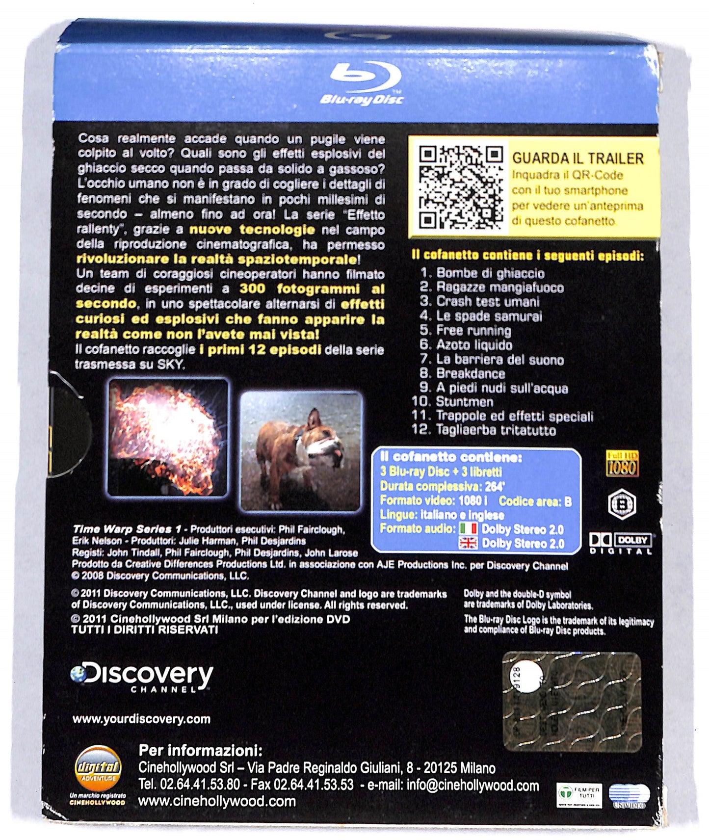 EBOND Effetto rallenty Discovery Channel 3 dischi BLURAY DB698853