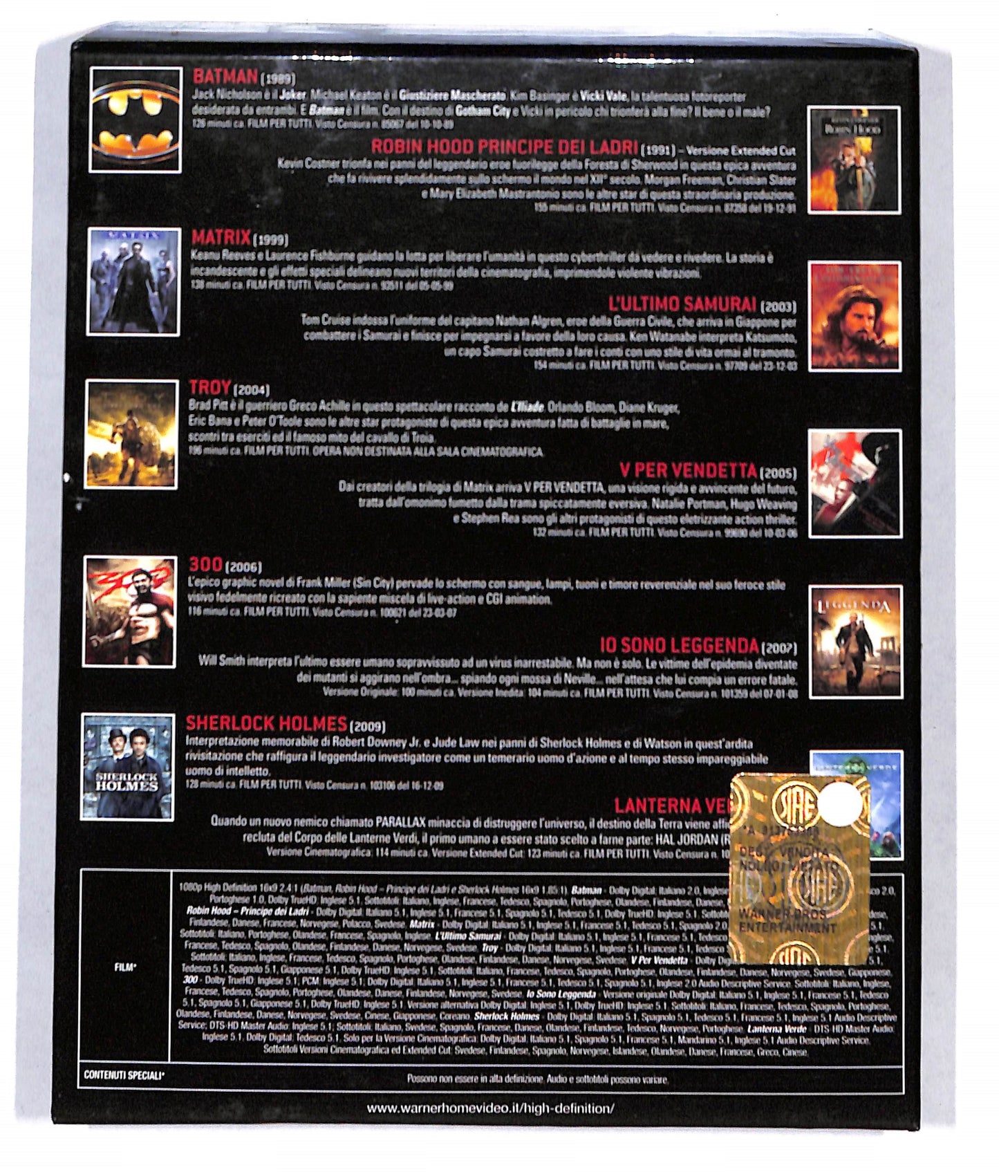 EBOND Il meglio di Warner Bros - 10 film da collezione BLURAY DB698854