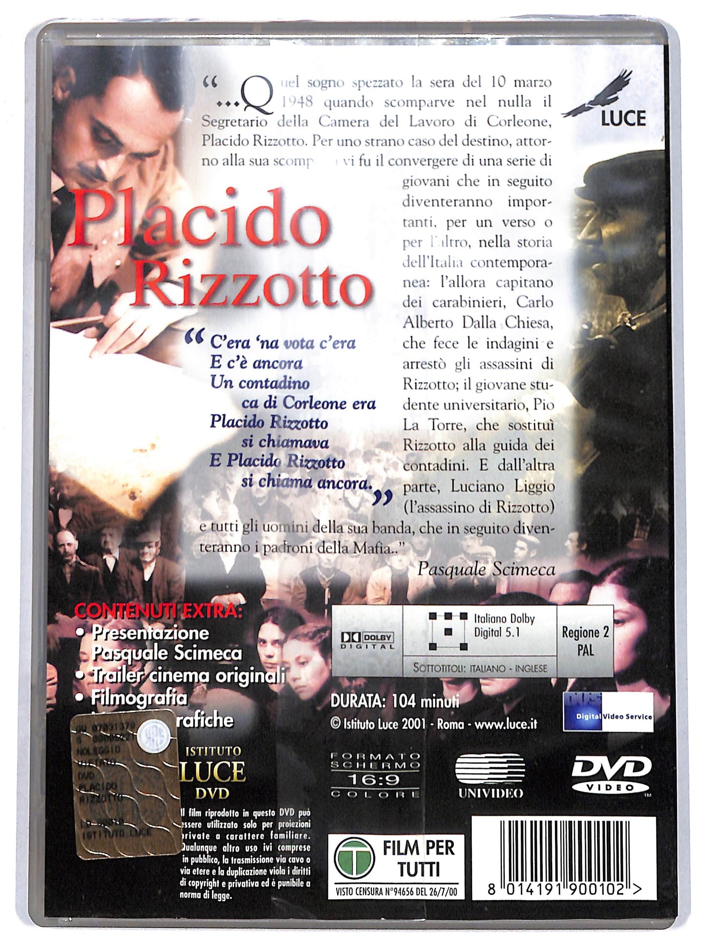 EBOND Placido Rizzotto DVD DB699154