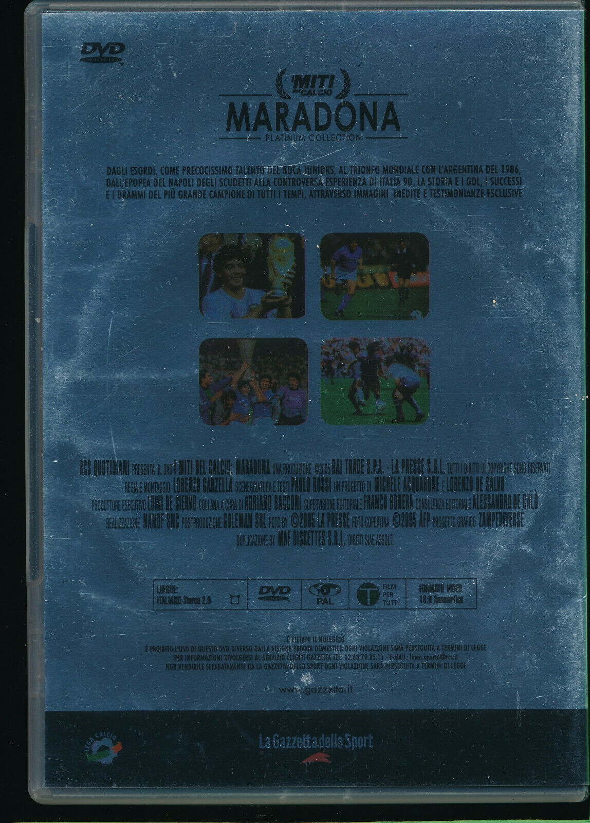 EBOND Maradona - I Miti Del Calcio Platinum Collection Editoriale DVD DB699354